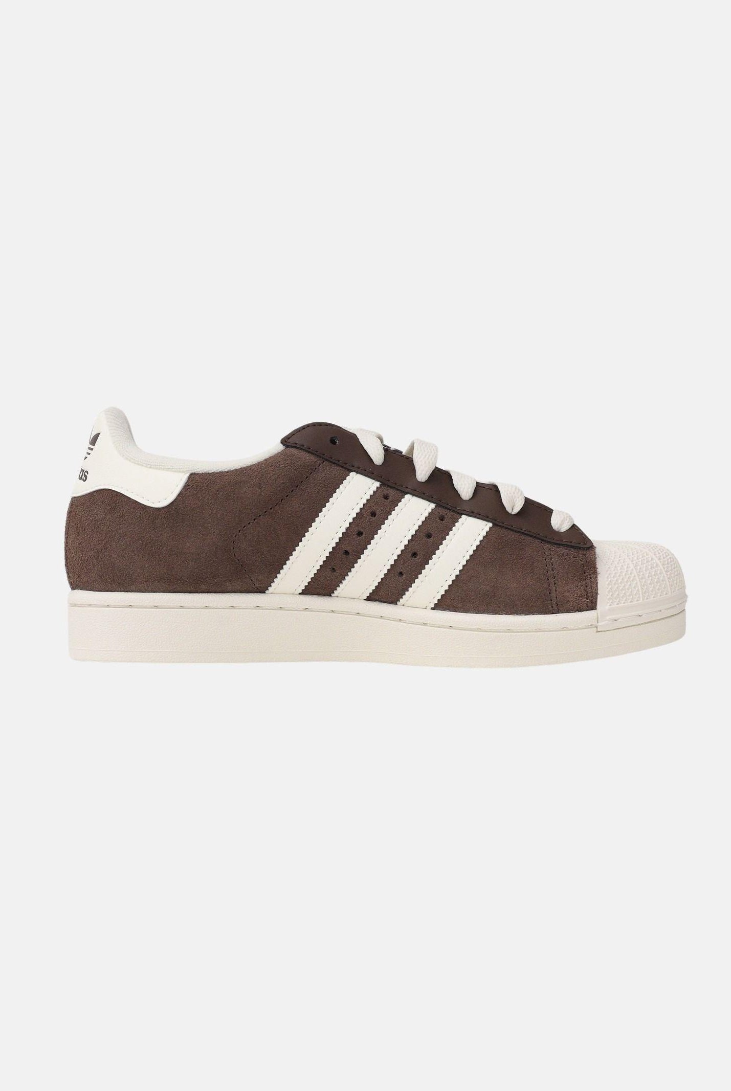ADIDAS ORIGINALS Sneakers SUPERSTAR II marroni e bianche per uomo e donna KI1457 . ADIDAS ORIGINALS