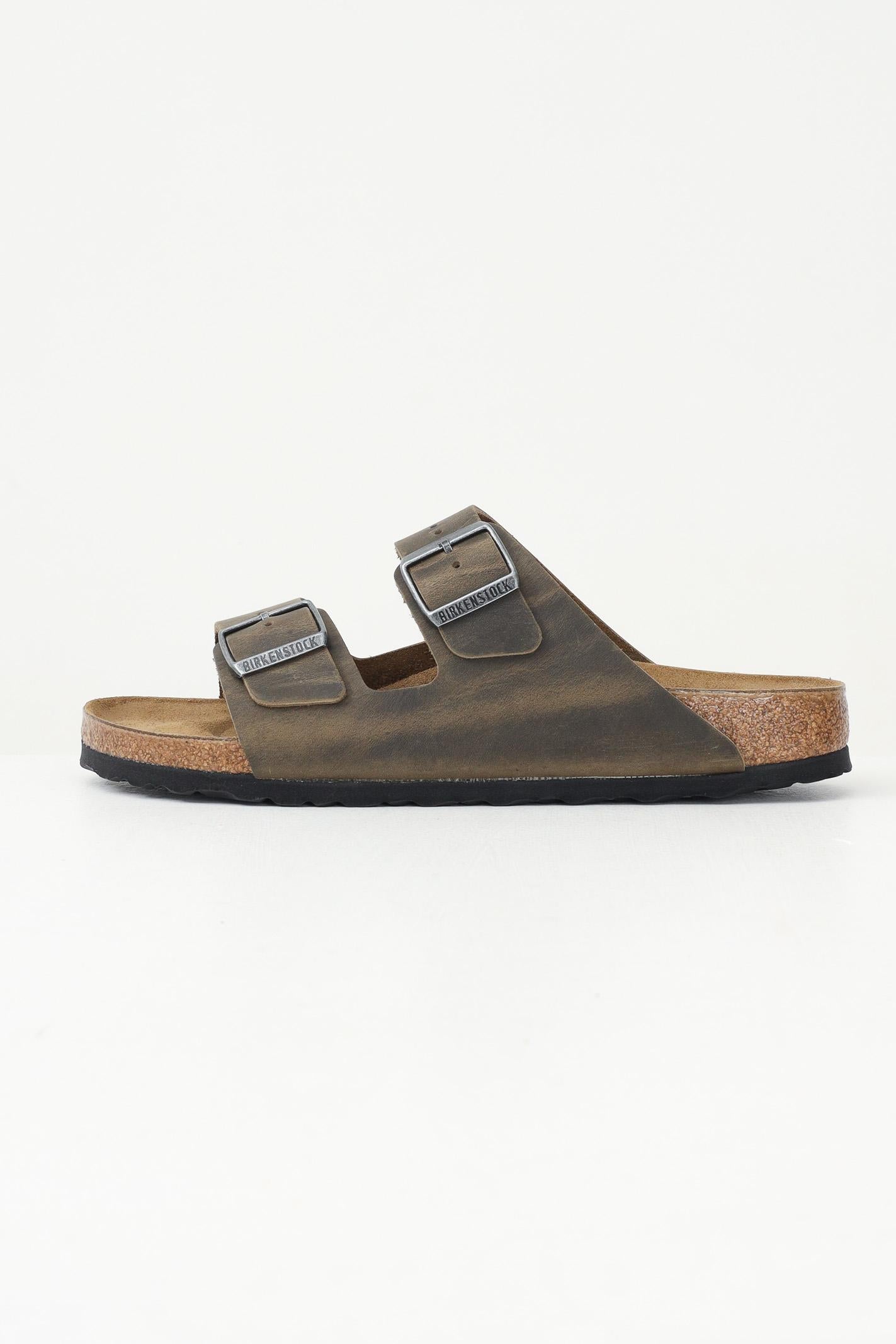 BIRKENSTOCK Ciabatte Arizona khaki da uomo 1027039 BIRKENSTOCK