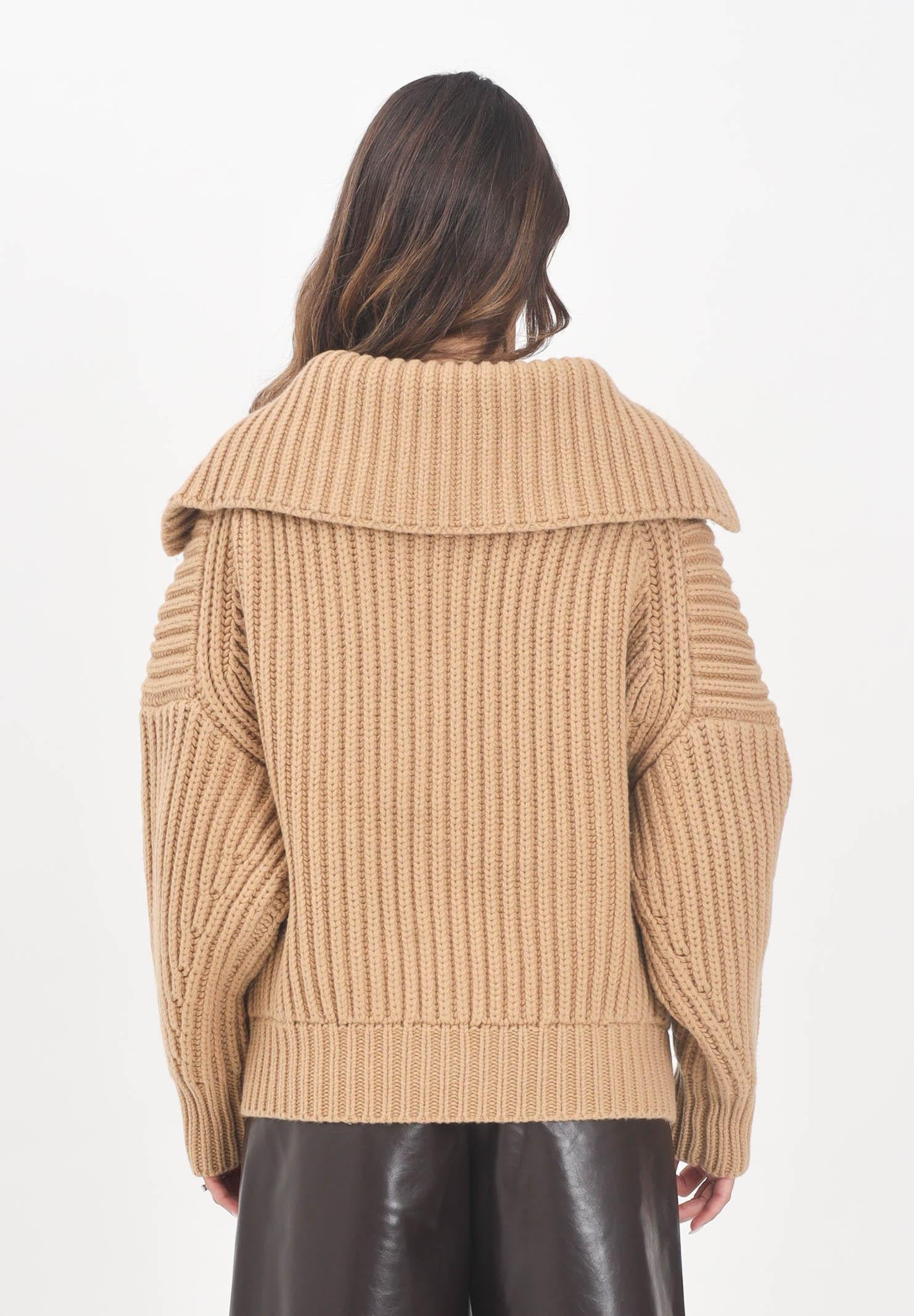 PINKO Cardigan corto beige da donna 105637A2TQ C65 PINKO