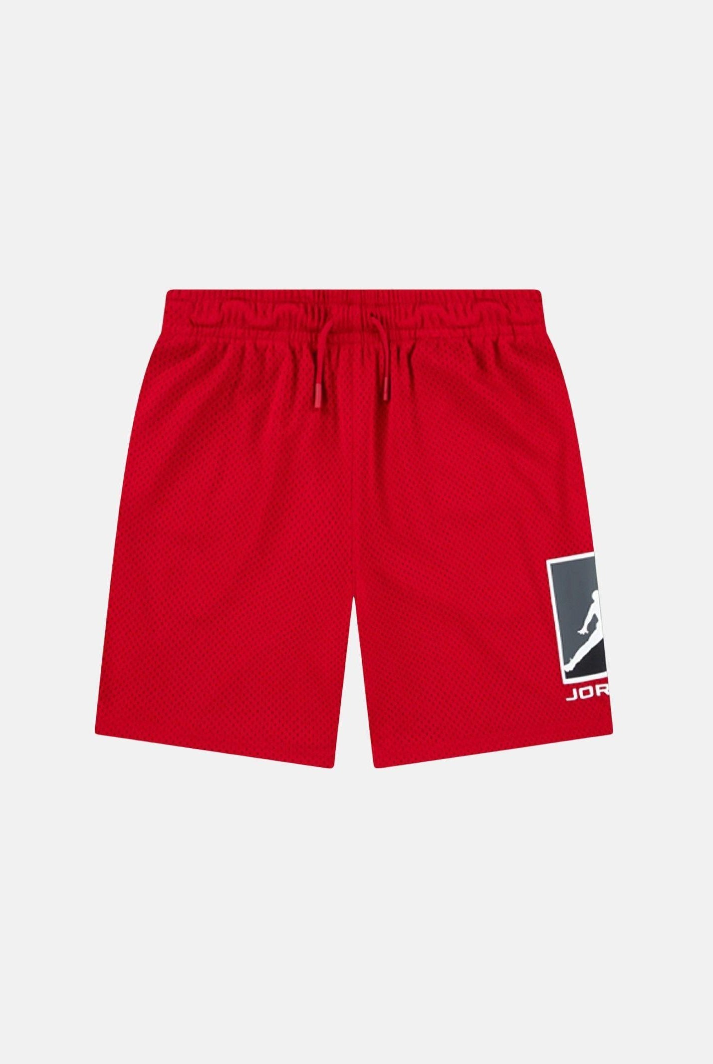 JORDAN Shorts sportivo Brooklyn Baseline rosso da bambino 95F475 R78 JORDAN