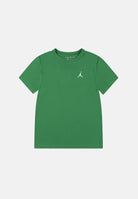 JORDAN T-shirt a manica corta verde per bambino e bambina con ricamo Jumpman 95D266 E1P JORDAN