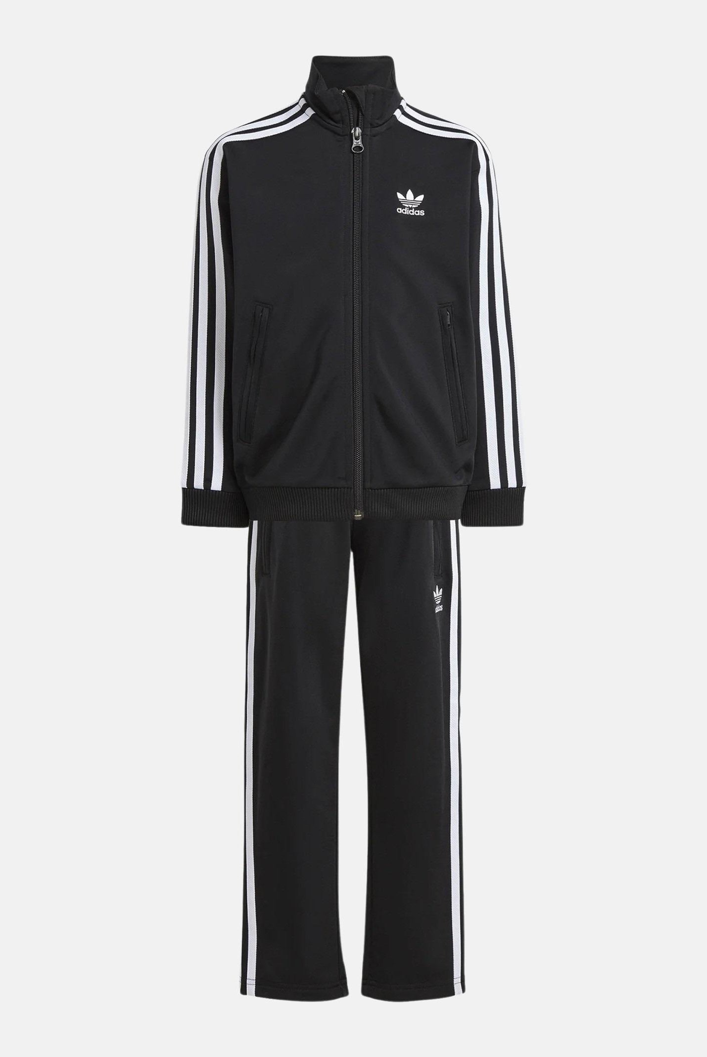 ADIDAS ORIGINALS Tuta nera ADICOLOR FIREBIRD per bambino e bambina IY4798 . ADIDAS ORIGINALS