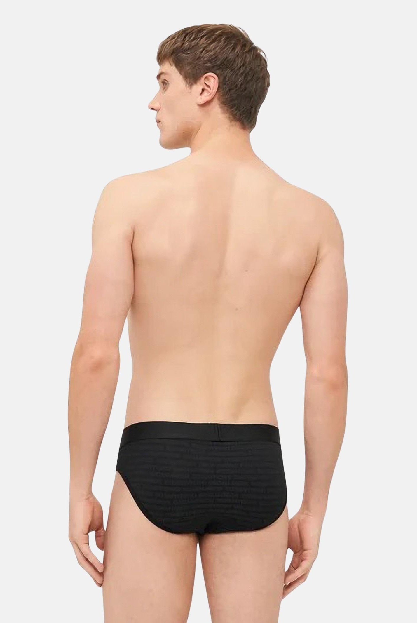 DSQUARED2 Slip nero da uomo con micro-logo D9H136050S 001 DSQUARED2