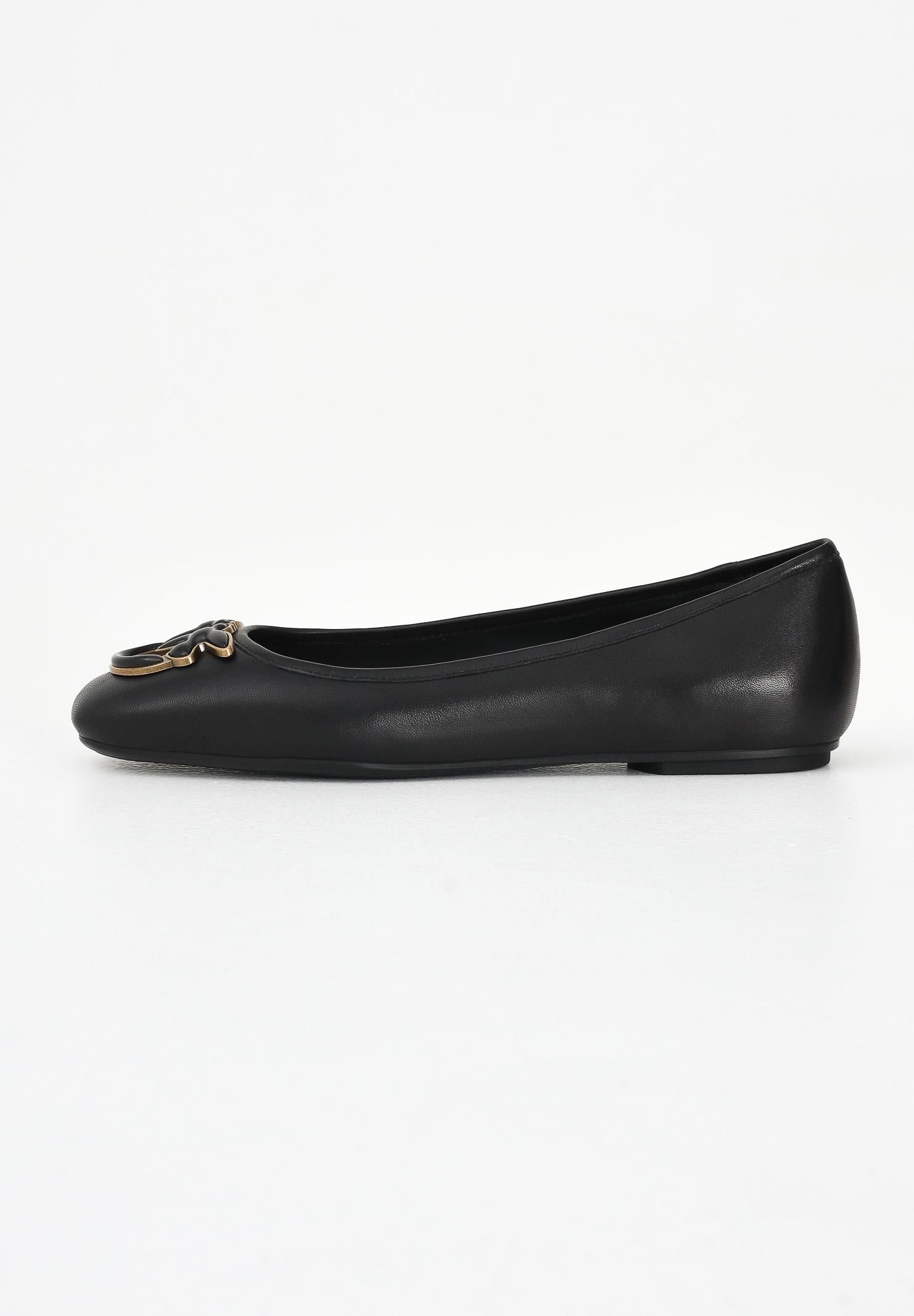 PINKO Ballerine nere da donna con logo Love Birds SD0379P003Z99 . PINKO