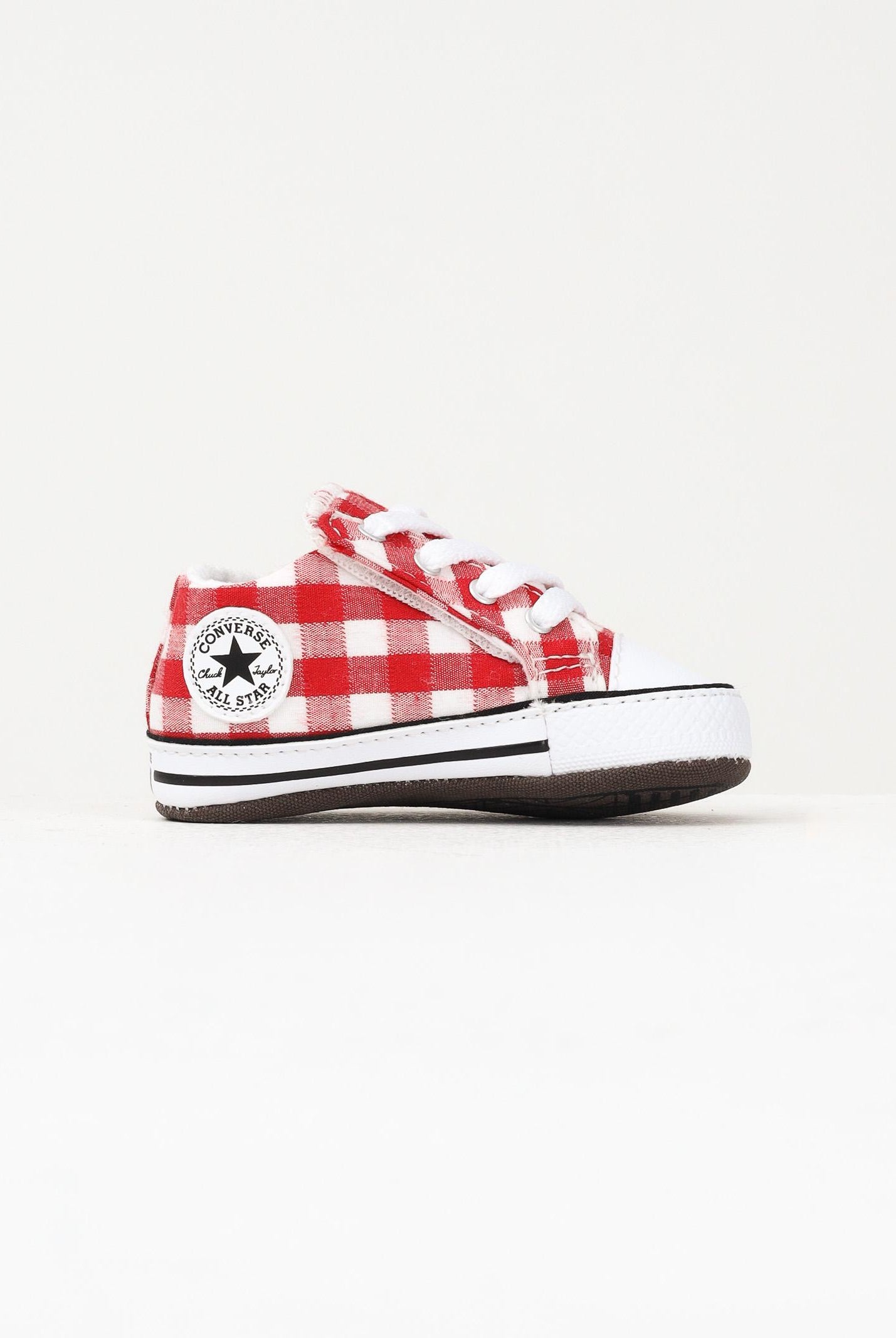CONVERSE Scarpe da culla Chuck Taylor All Star Cribster Checkered rosse da neonato A13196C CONVERSE