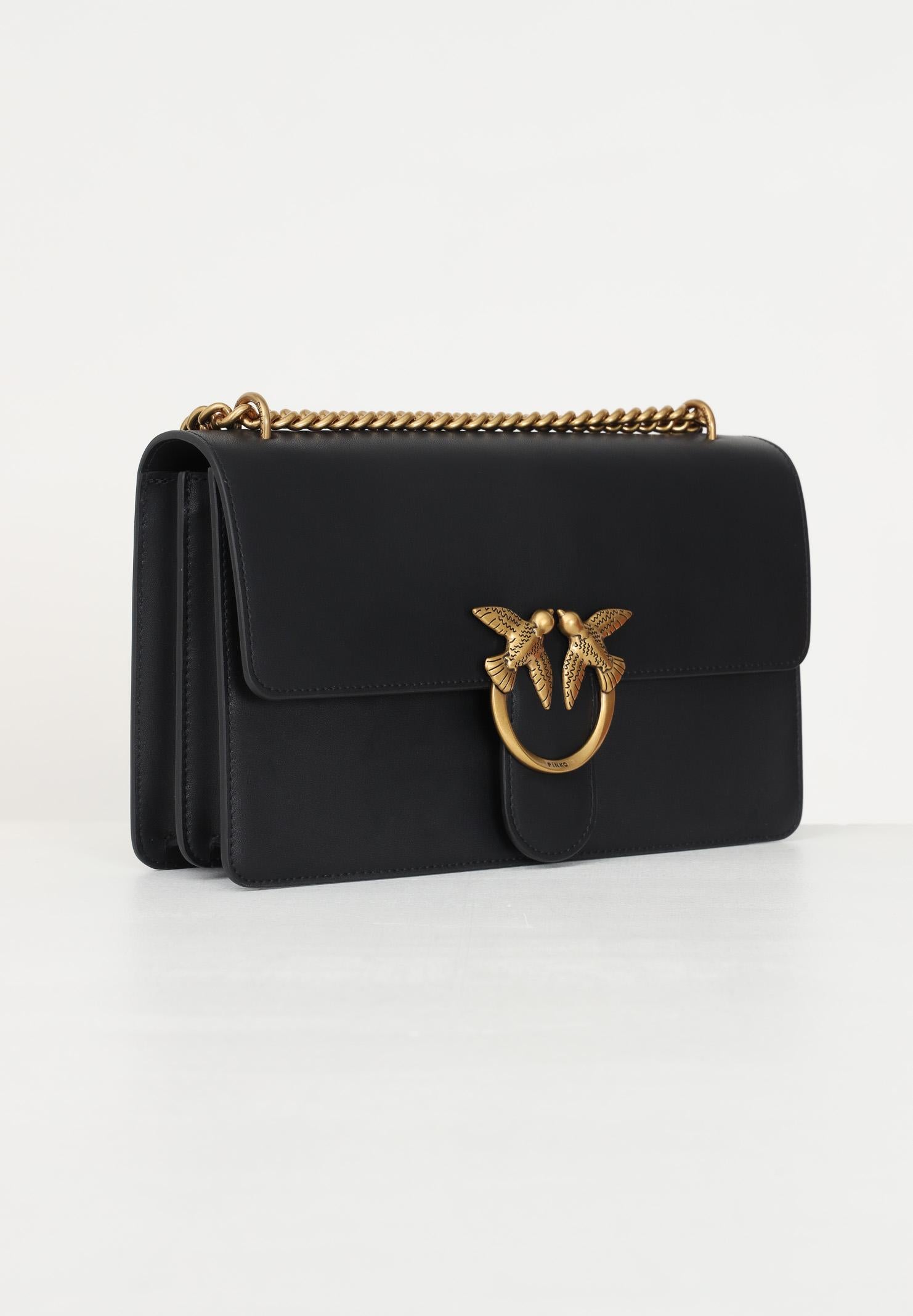 PINKO Borsa a tracolla Classic Love Bag One nera da donna 100941A0F1 Z99Q PINKO