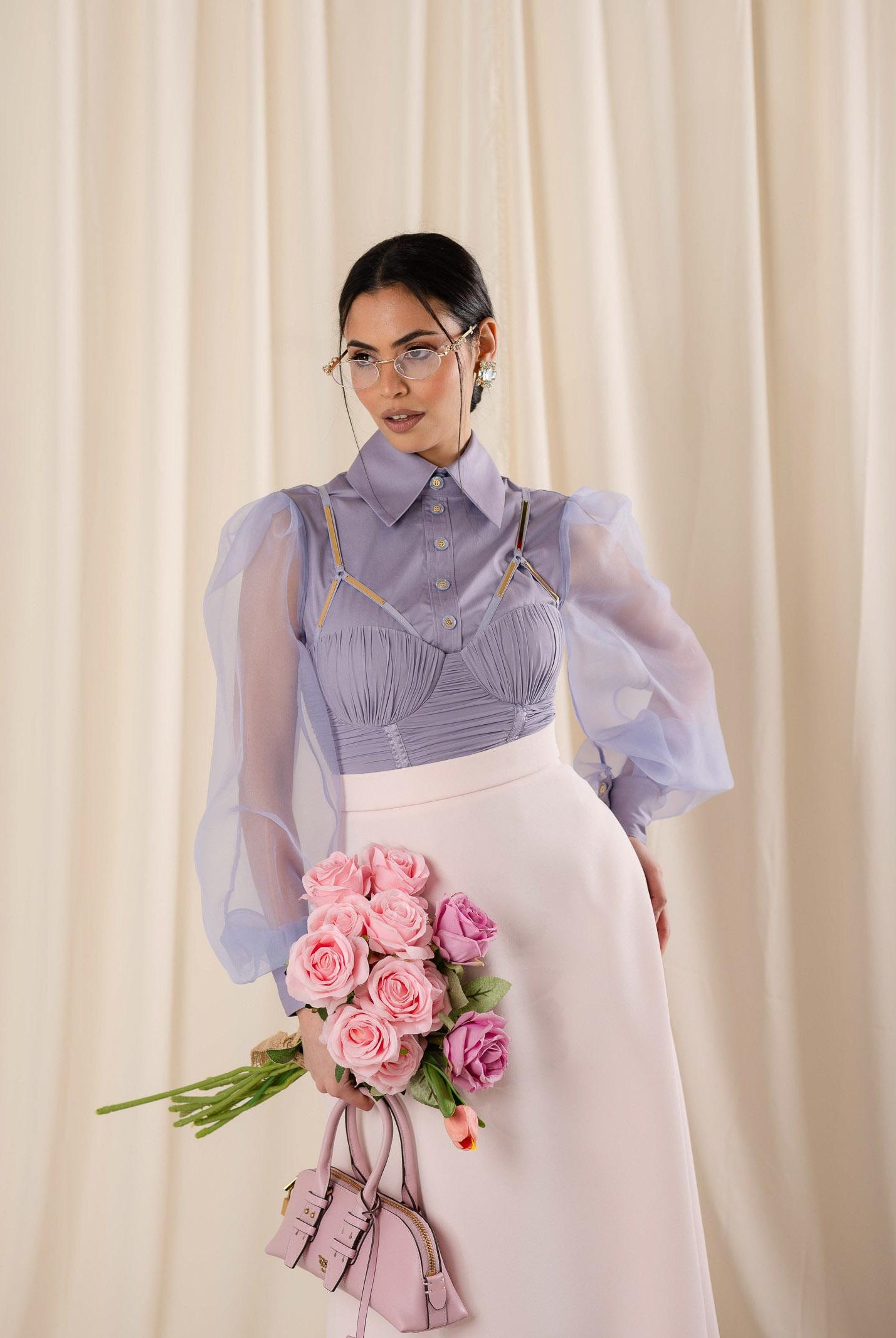 ELISABETTA FRANCHI Body lilla da donna con placche gioiello BO01961E2 EV7 ELISABETTA FRANCHI
