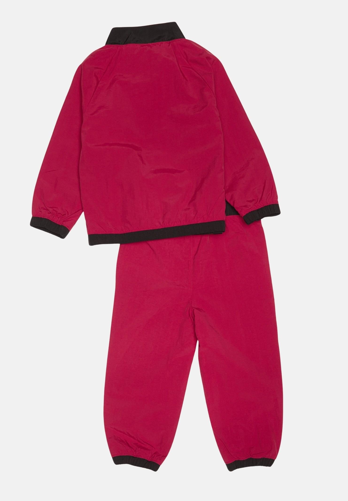 JORDAN Tuta WIND BREAKER PIPING rossa per bambino e bambina 95D763 R78 JORDAN
