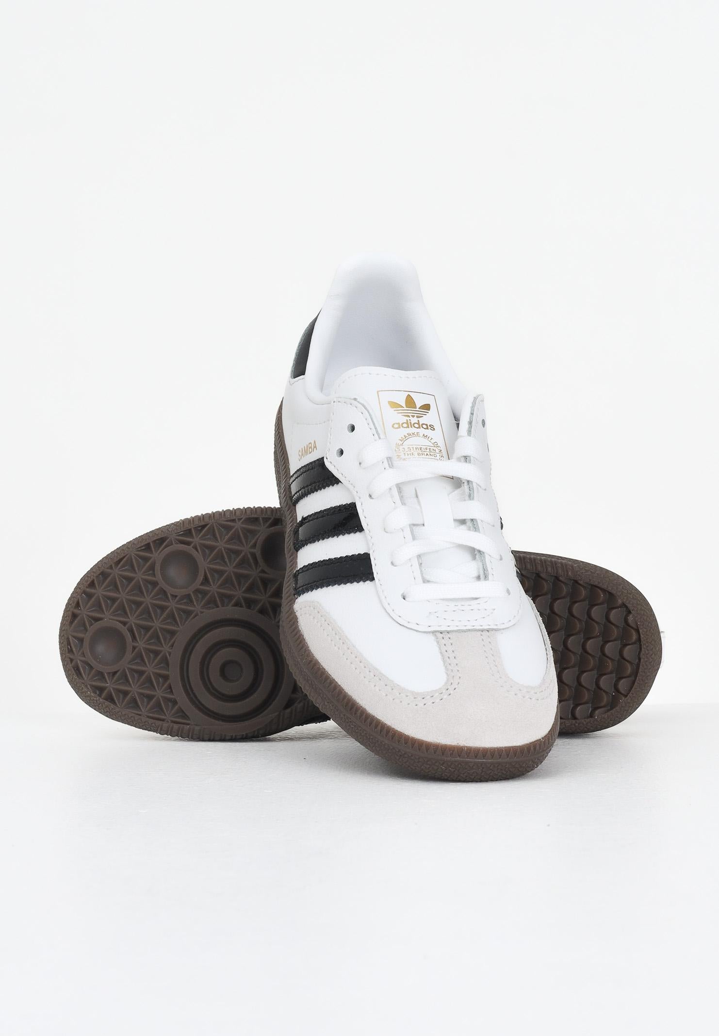 ADIDAS ORIGINALS Sneakers Samba OG bianche da bambina JQ2850 . ADIDAS ORIGINALS