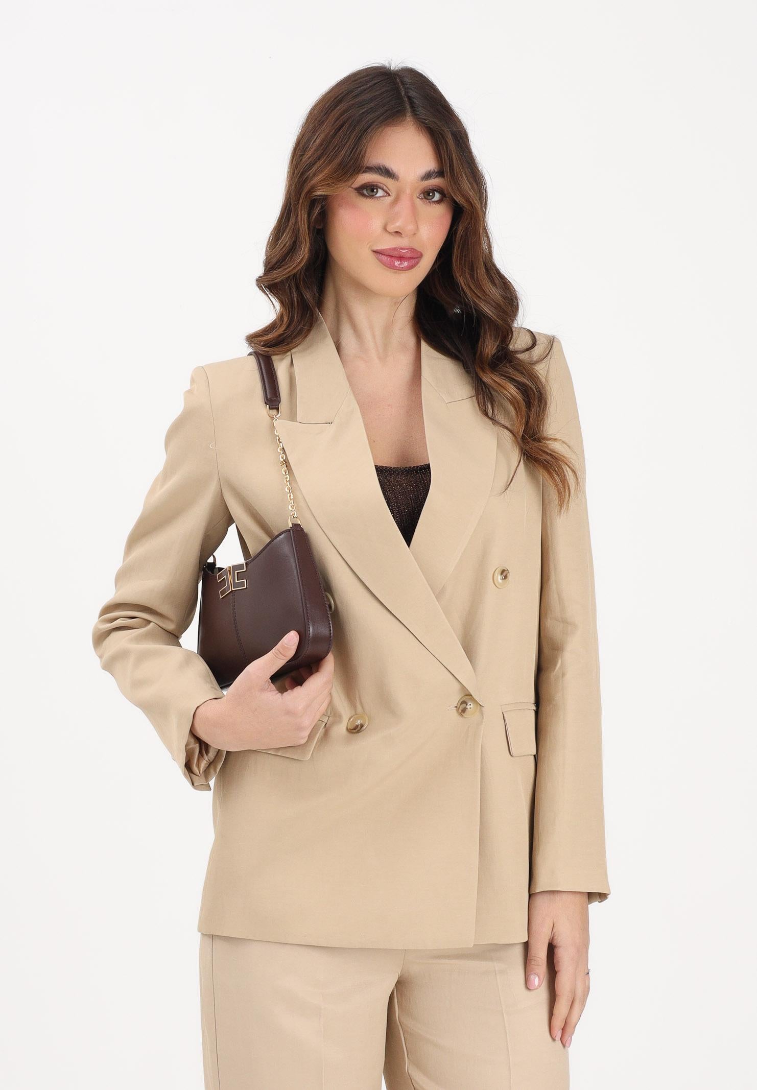 VICOLO Giacca doppiopetto beige da donna TAB0240 ABU061 VICOLO