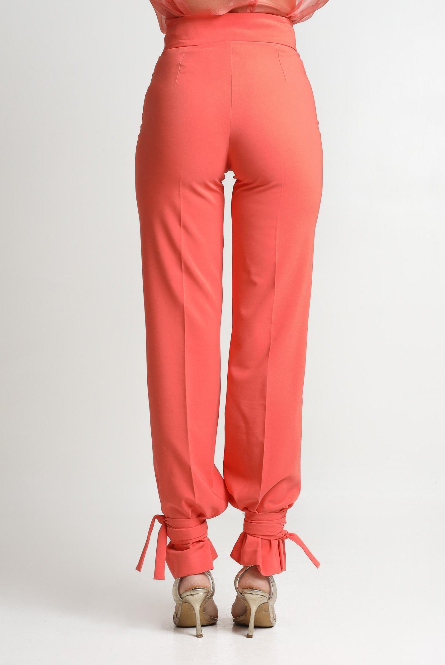 SANTAS Pantalone elegante DULCHE DE LECHE corallo da donna PV25024 CORALLO SANTAS