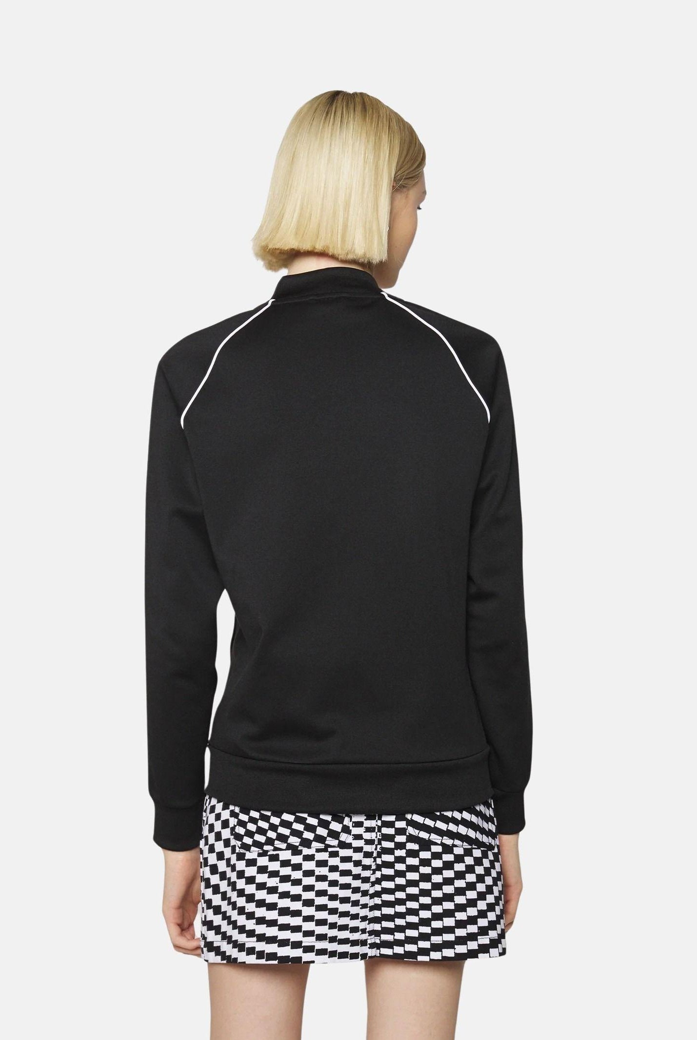 ADIDAS ORIGINALS Felpa con zip Adicolor Classics SST nera da donna IK4034 . ADIDAS ORIGINALS