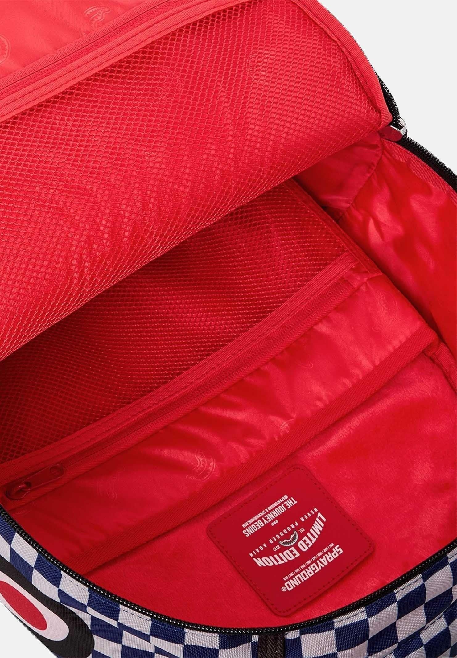 SPRAYGROUND Zaino Ichimatsu-Moyo Camokawa bianco e blu per uomo e donna 910B8810NSZ . SPRAYGROUND