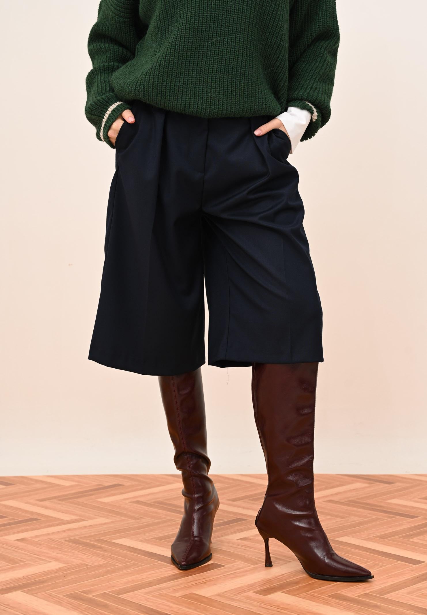 VICOLO Bermuda blu da donna TF1136 BL VICOLO