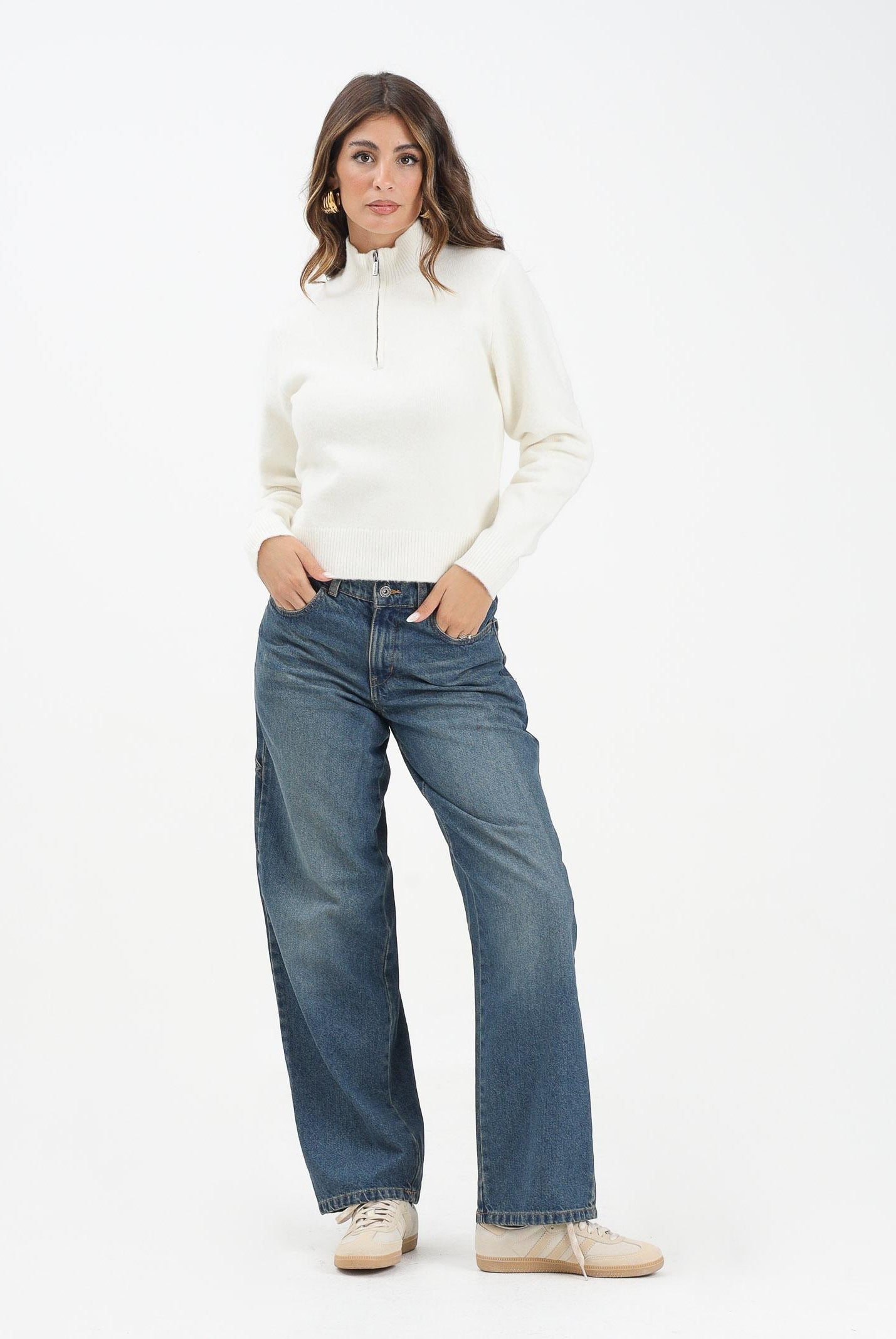 DICKIES Jeans HERNDON in denim vintage da donna DK0A4YPYL231 DIckies