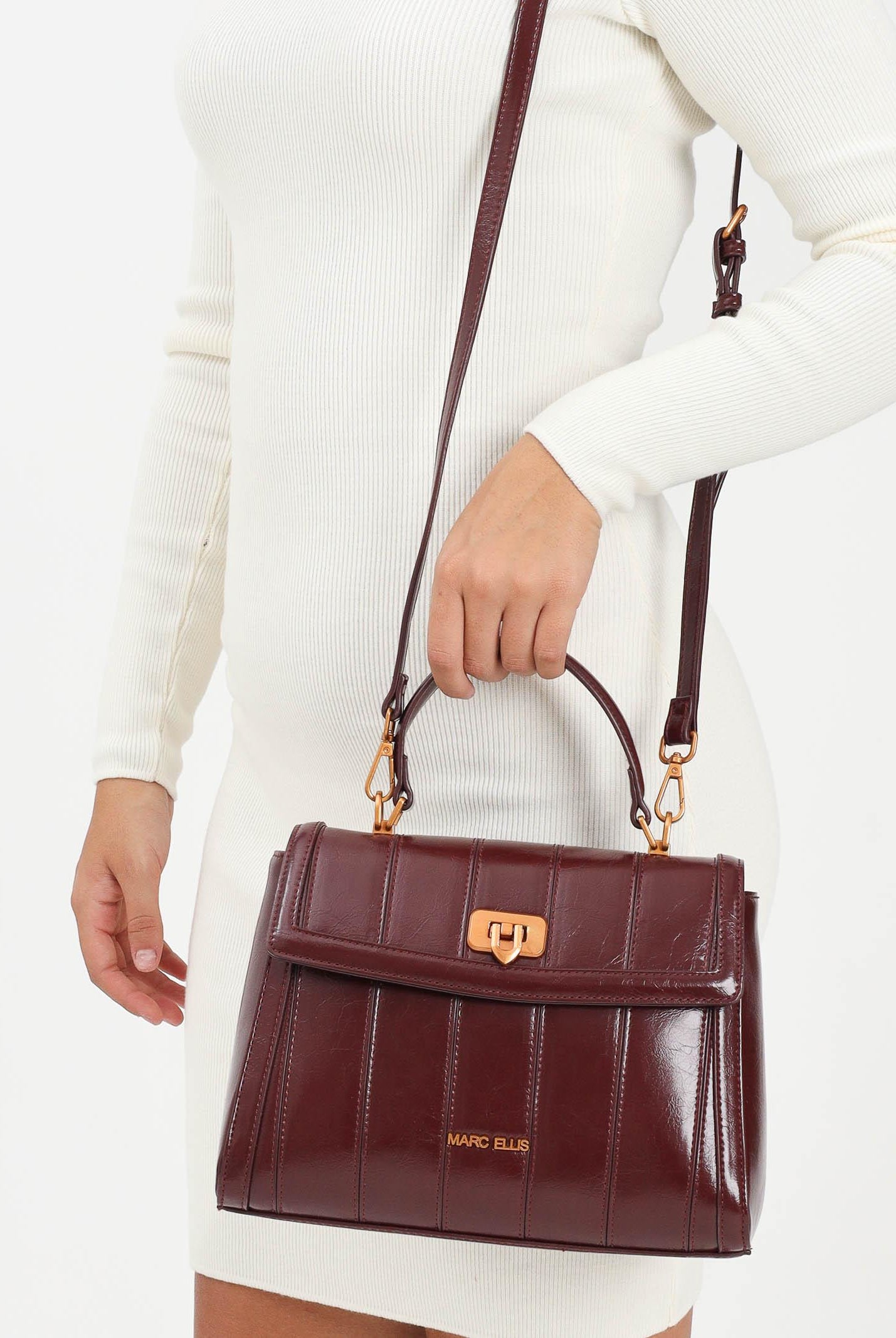 MARC ELLIS Borsa a mano Saori bordeaux da donna SAORI RU MARC ELLIS