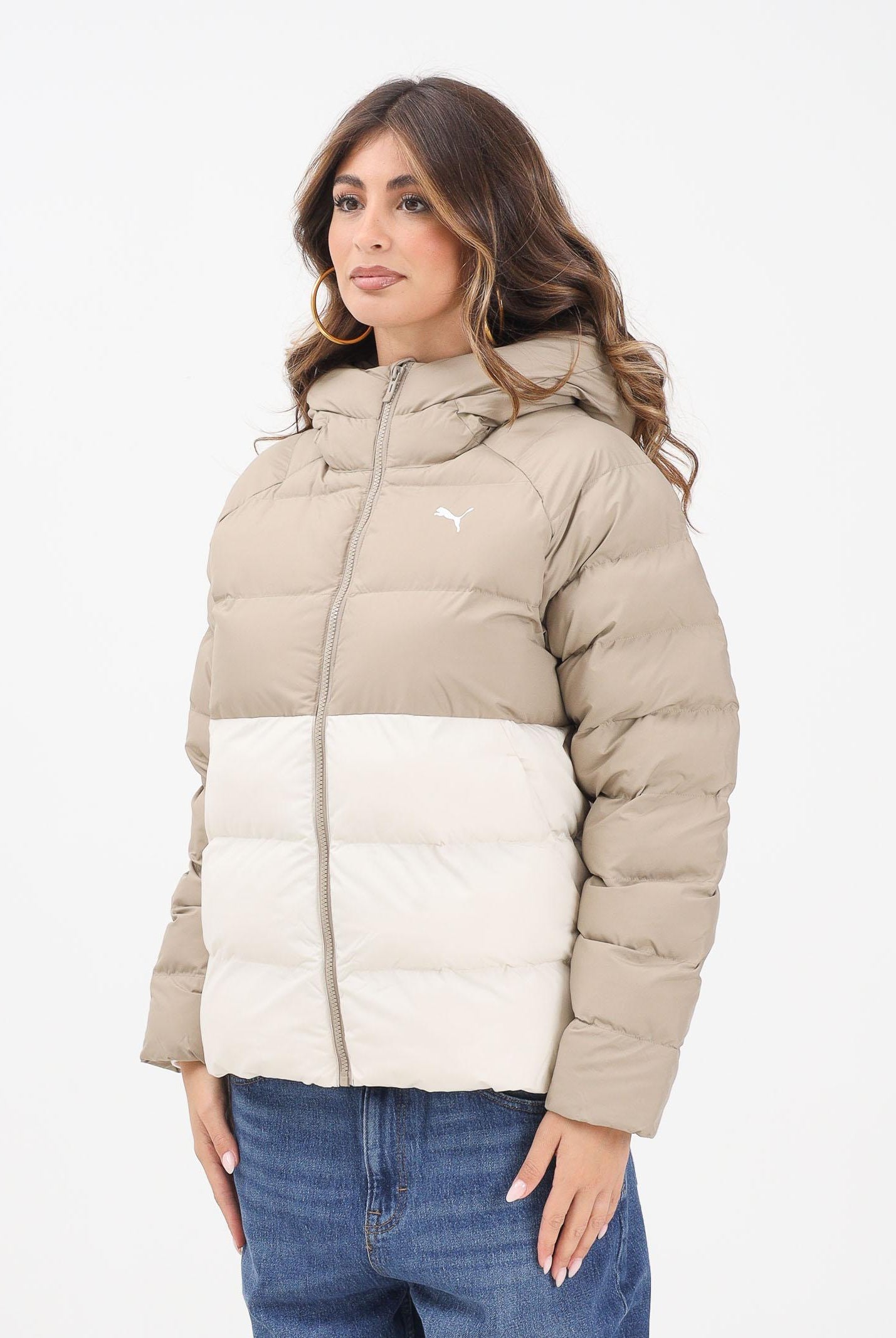 PUMA Piumino panna e beige da donna 688385 87 PUMA