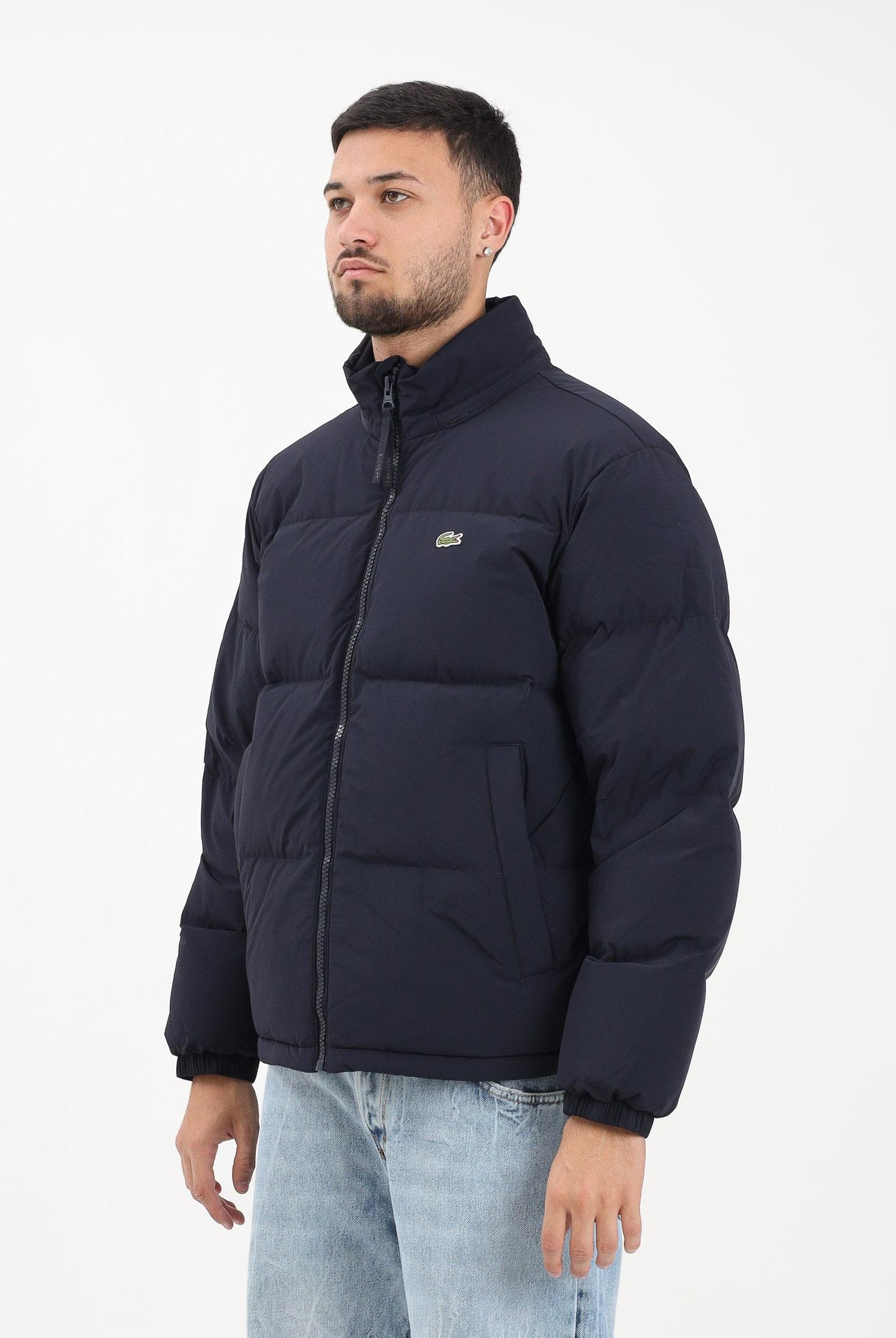 LACOSTE Piumino blu da uomo BH5154 HDE LACOSTE