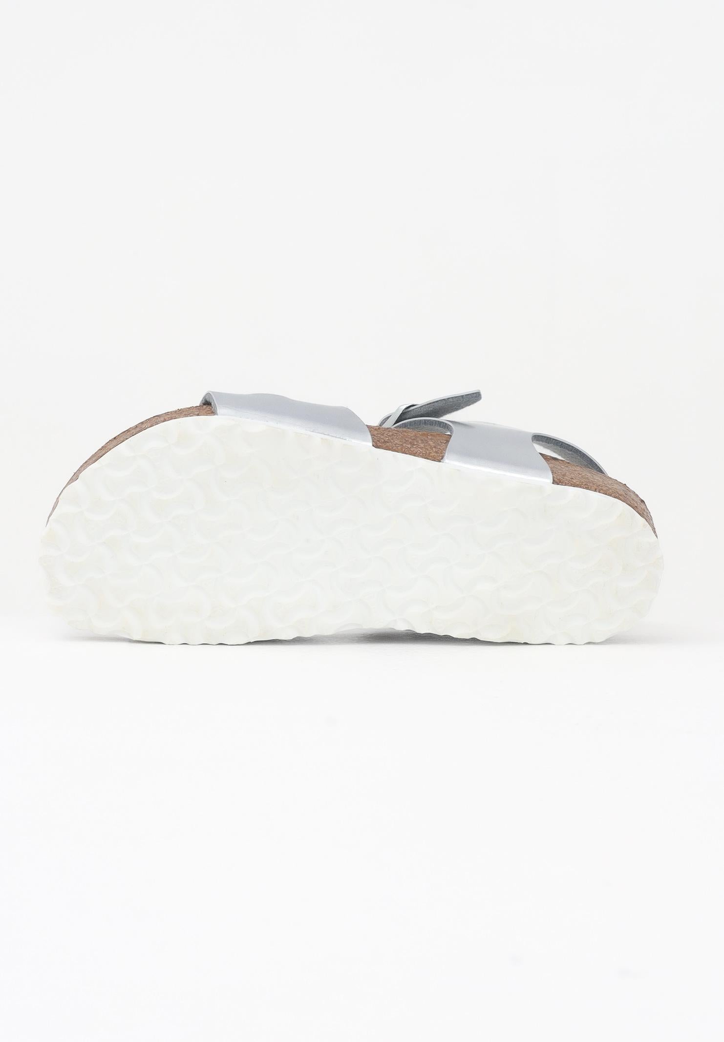 BIRKENSTOCK Sandalo Rio Kids argento da neonato 1012518 . BIRKENSTOCK