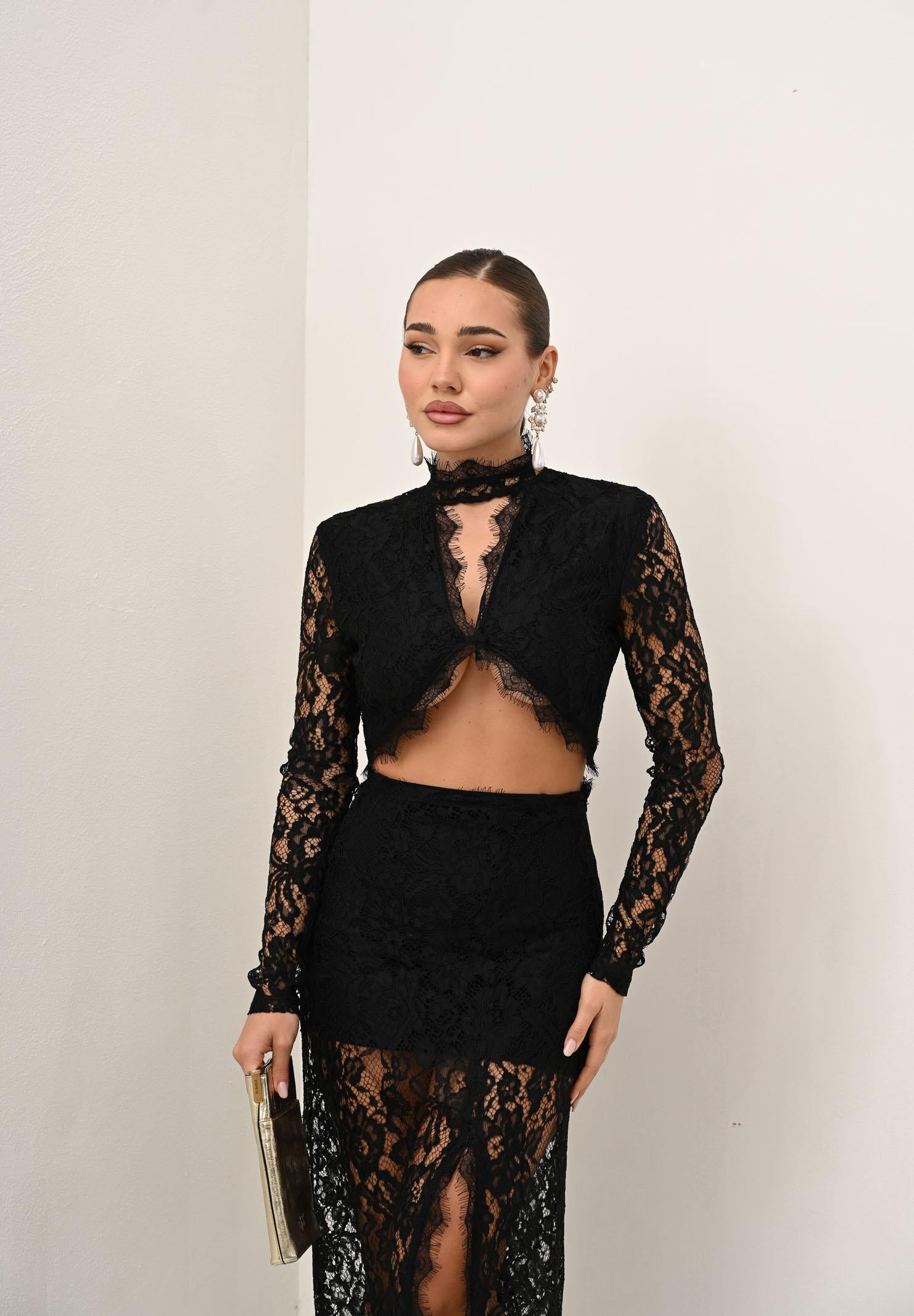 SANTAS Coordinato ÉTOILE NOIRE nero da donna PV2613 NE SANTAS