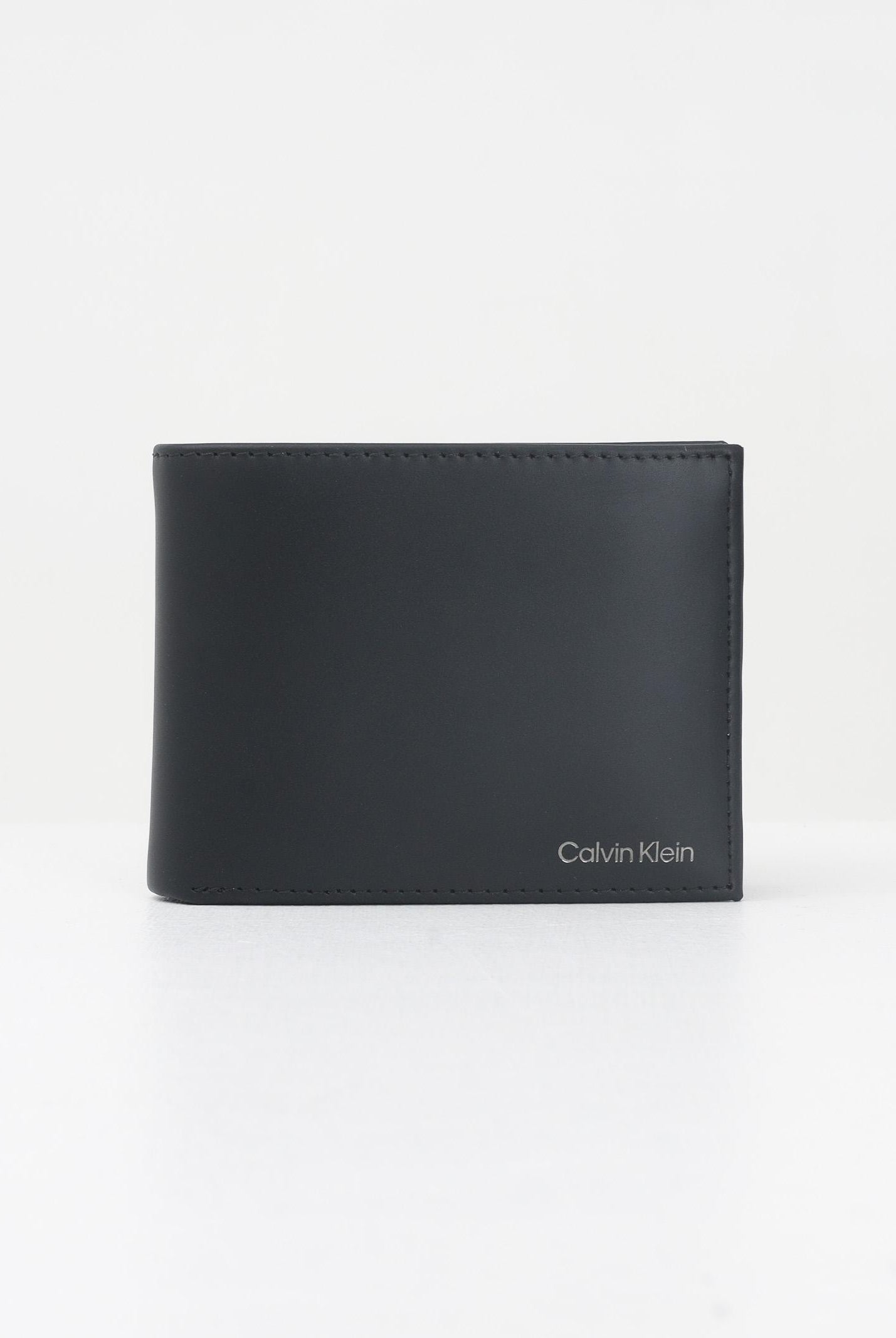 CALVIN KLEIN Portafogli nero da uomo con logo LV04D1105G UB1 CALVIN KLEIN