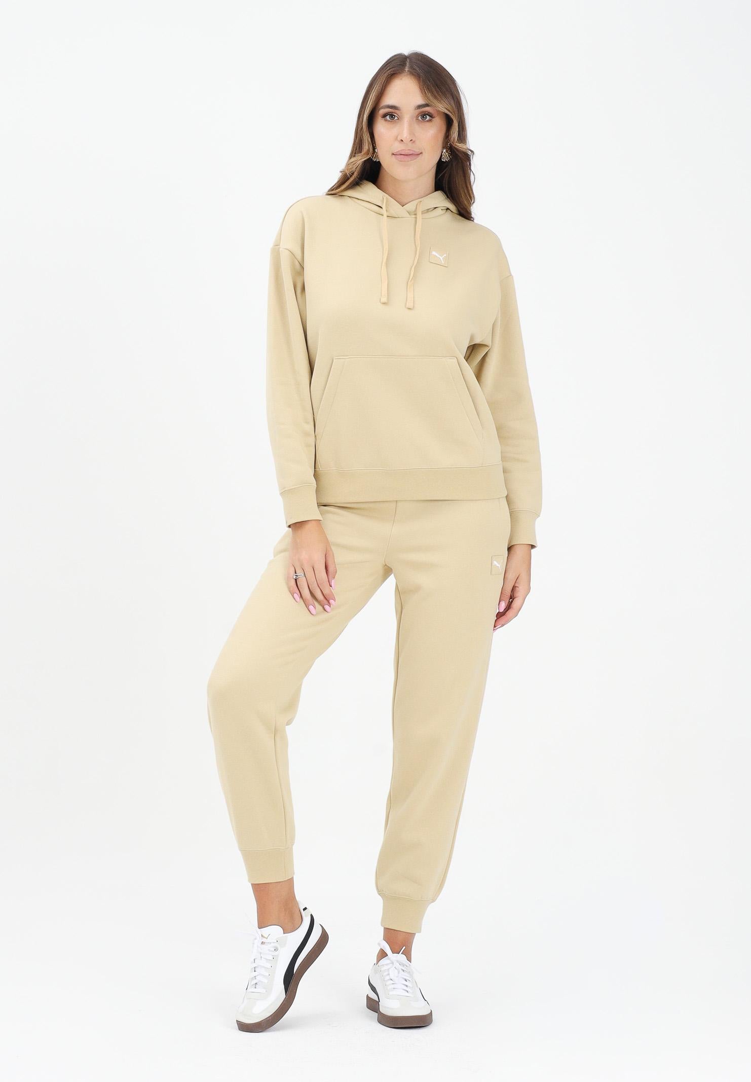 PUMA Tuta Loungewear beige da donna 689346 83 PUMA