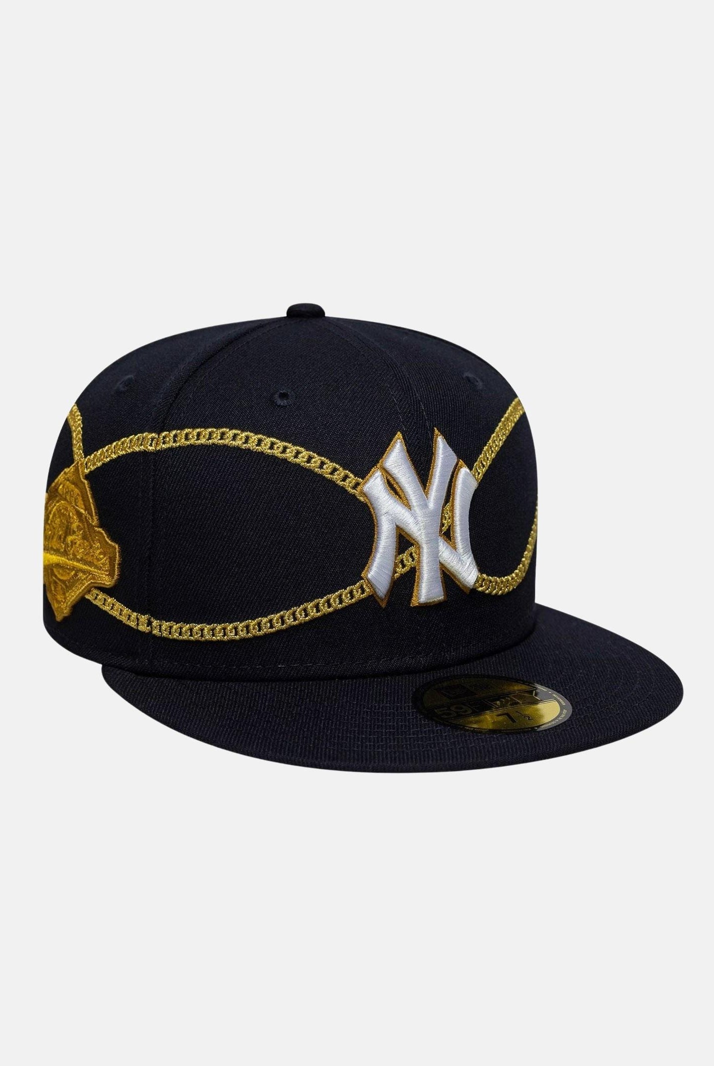 NEW ERA Cappello con visiera 59FIFTY Fitted New York Yankees MLB Chain Wrap blu da uomo 60691169 . NEW ERA