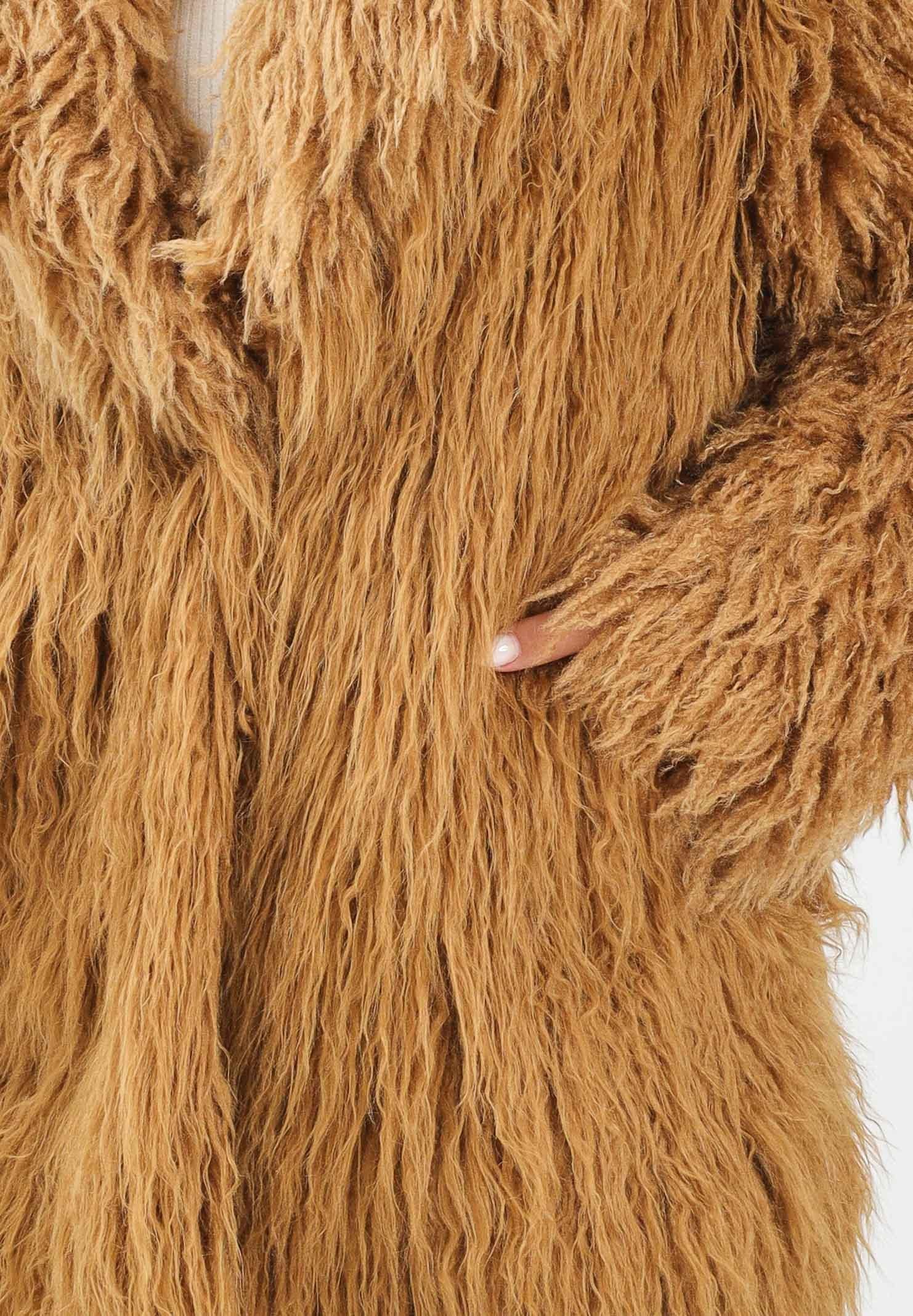 PATRIZIA PEPE Pelliccia beige da donna 2O0180E078 B847 PATRIZIA PEPE