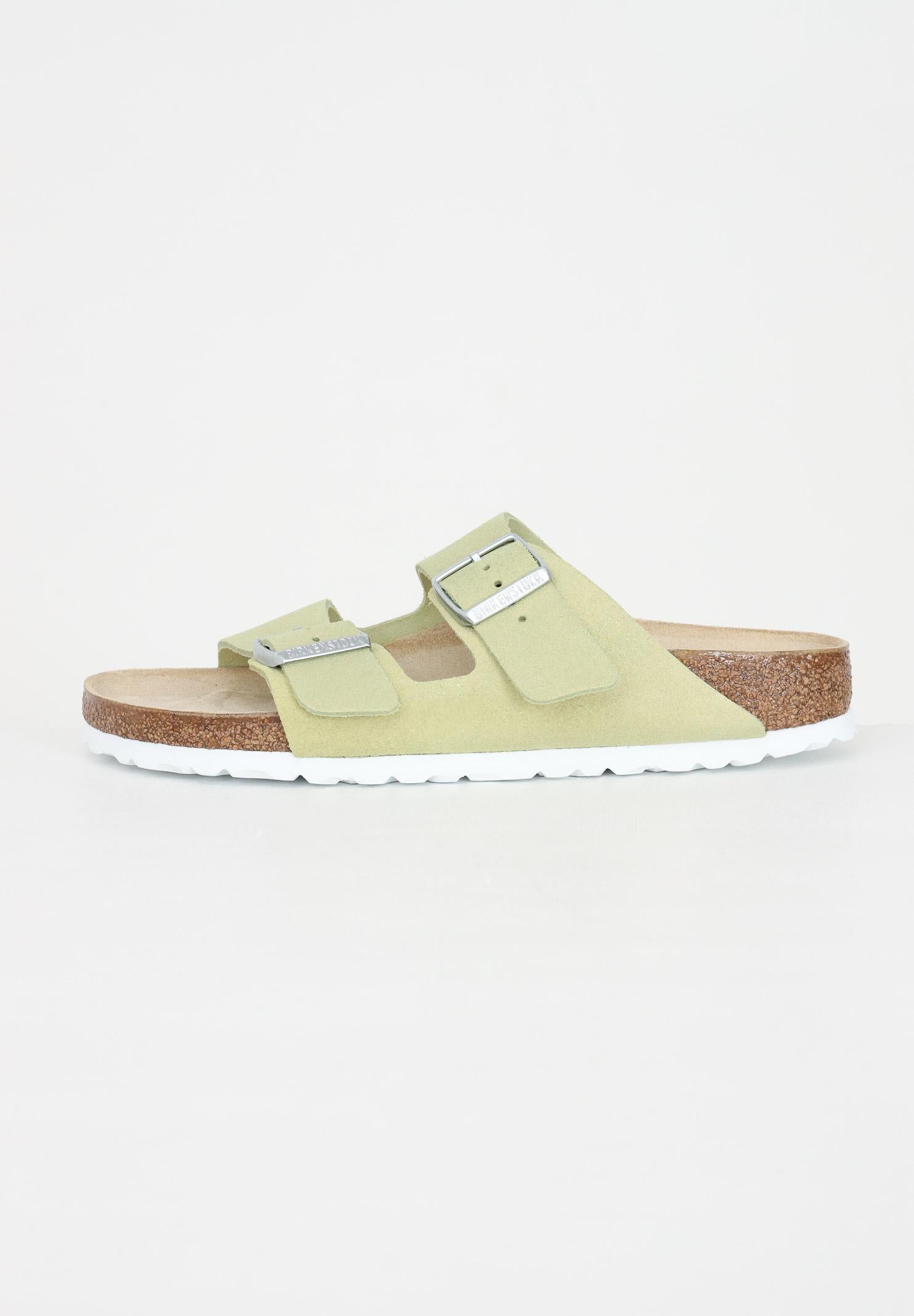 BIRKENSTOCK Ciabatte Arizona verdi da donna con brillantini 1024201 . BIRKENSTOCK