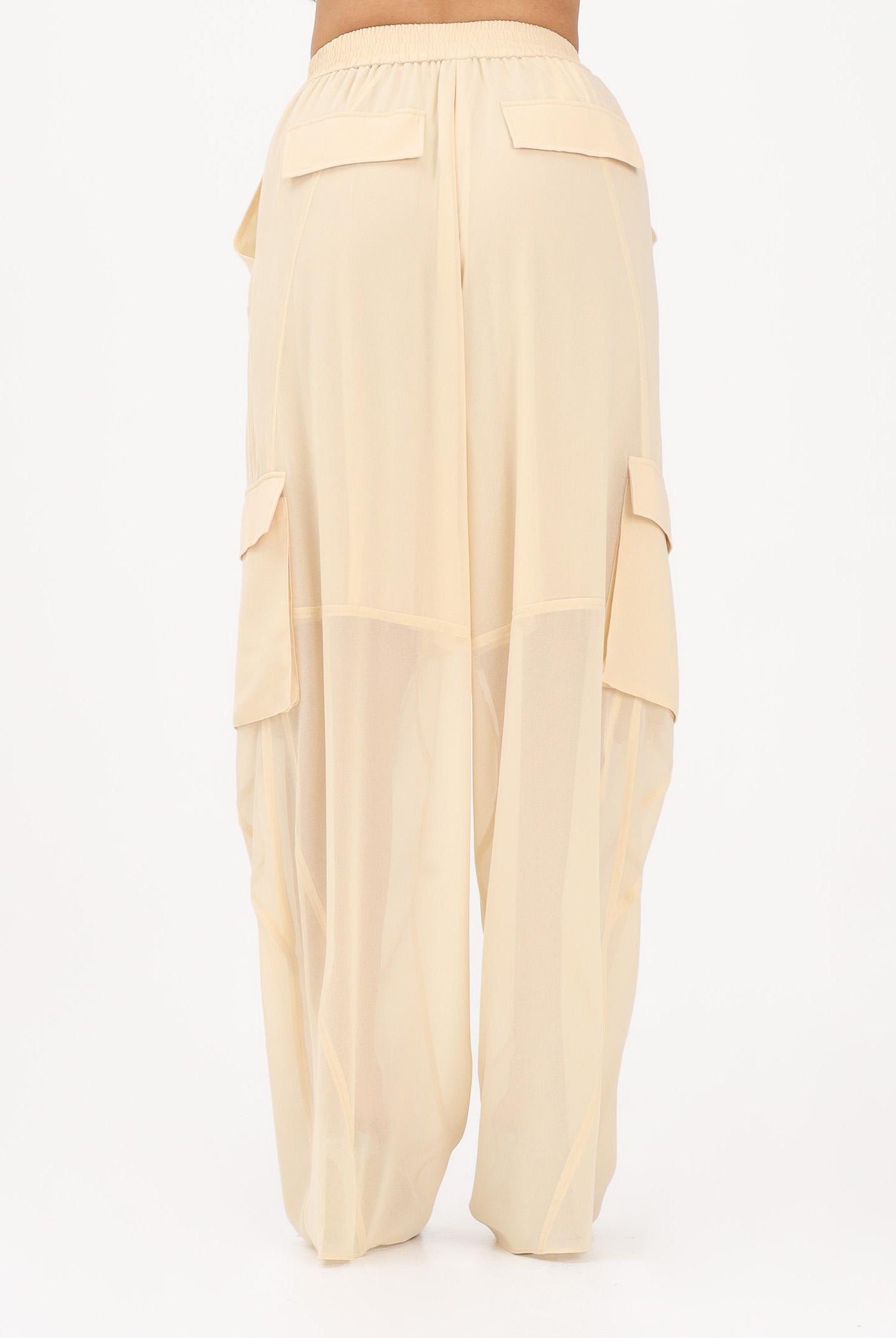 PINKO Pantalone elegante vaniglia da donna 106792A3AT C19 PINKO