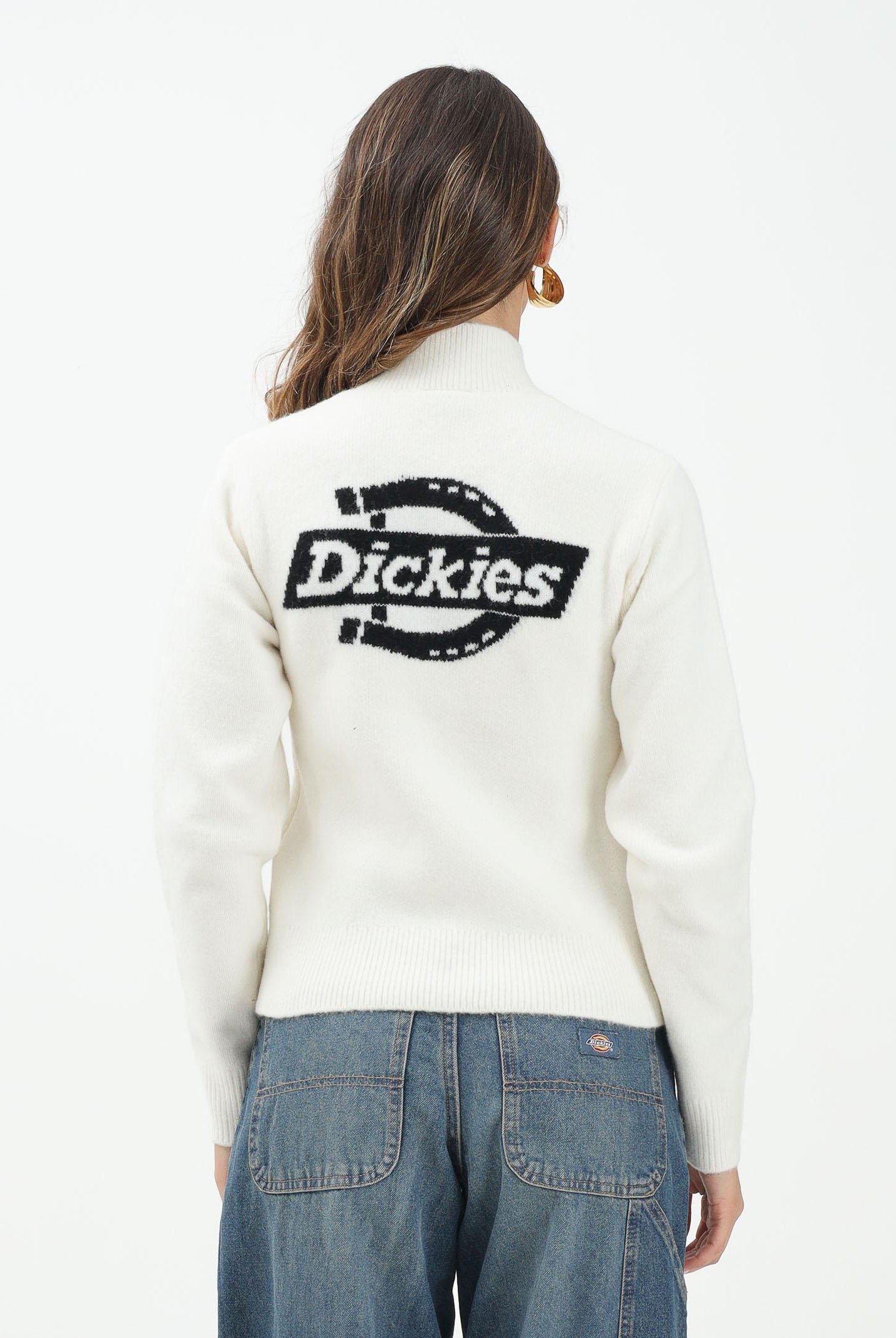 DICKIES Maglioncino a collo alto Ruston panna da donna DK0A87P1C481 . DIckies