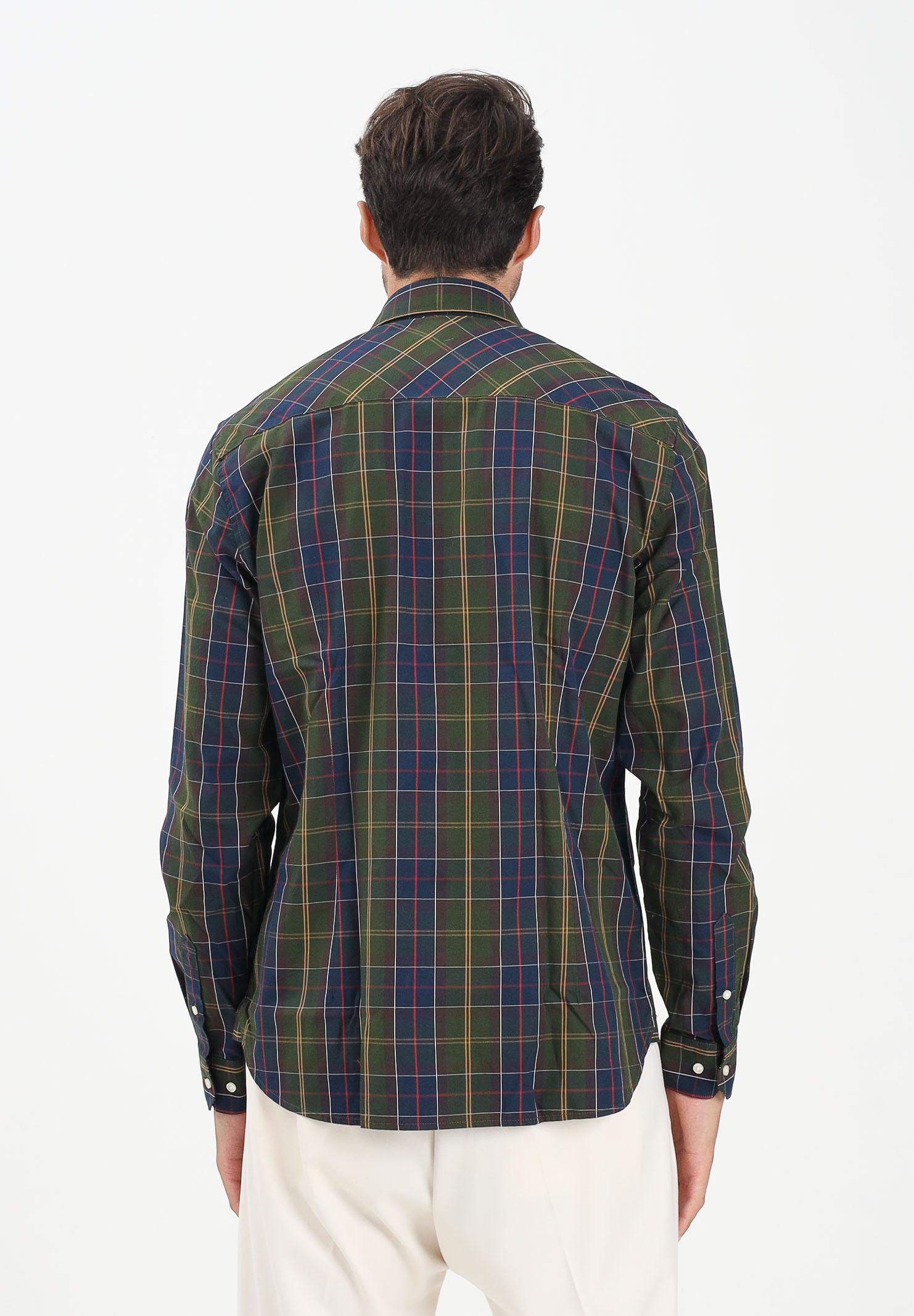 BARBOUR Camicia a manica lunga Kenton tartan da uomo 252MMSH5689 TN11 BARBOUR