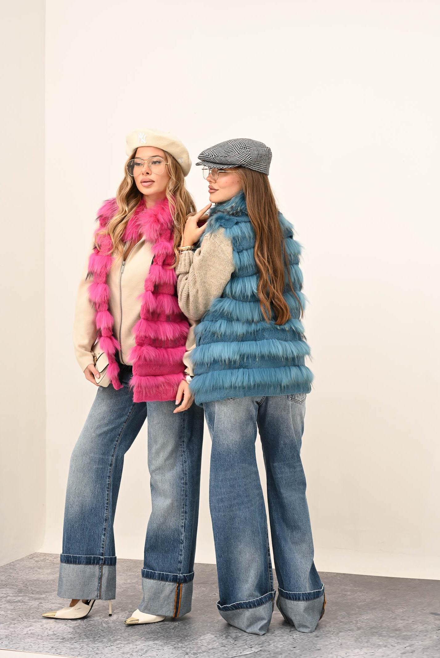 PINKO Jeans wide leg in denim chiaro da donna 105541A2RP PJD PINKO