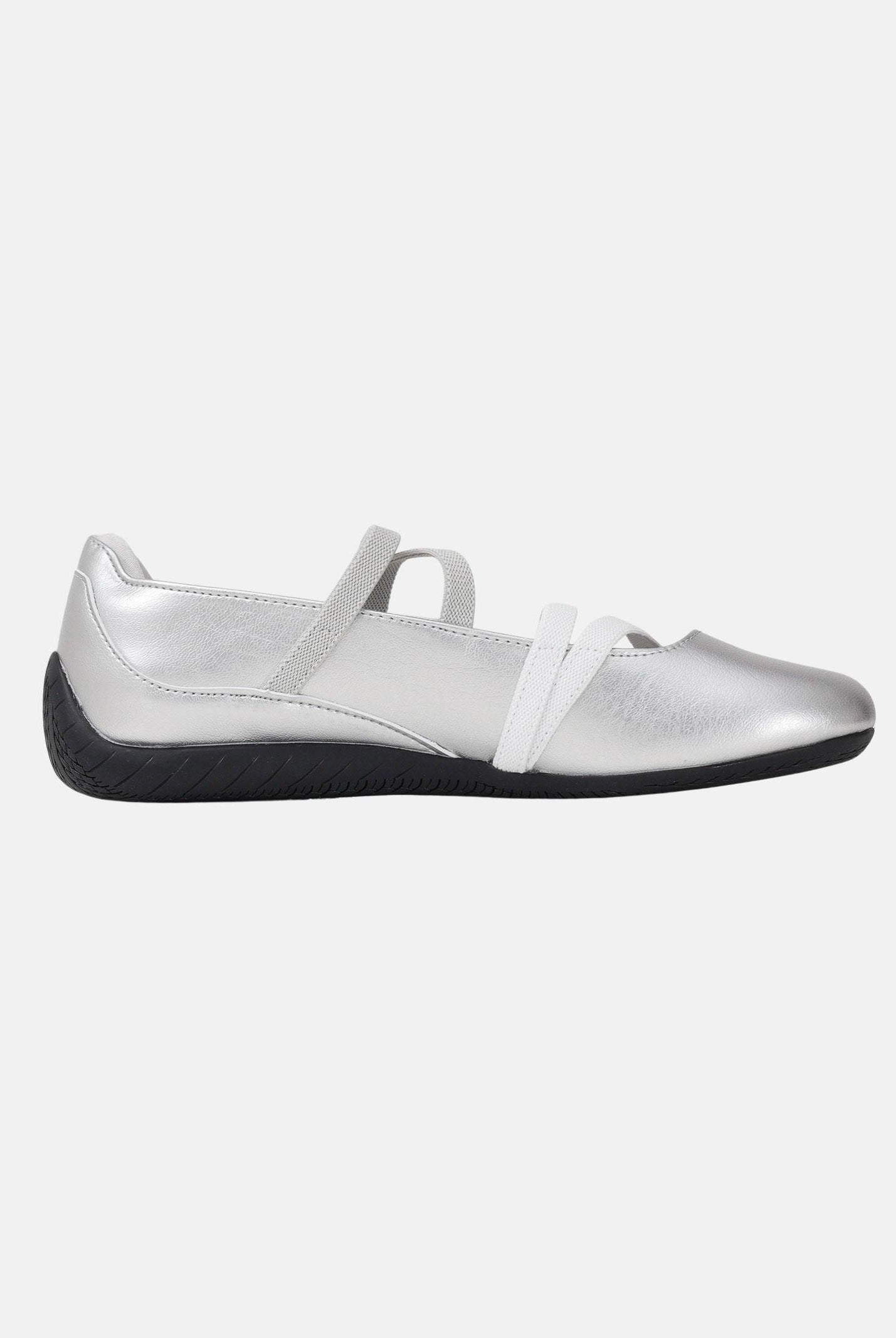 PUMA Ballerine Speedcat Ballet Metallic argento da donna 401581 01 PUMA