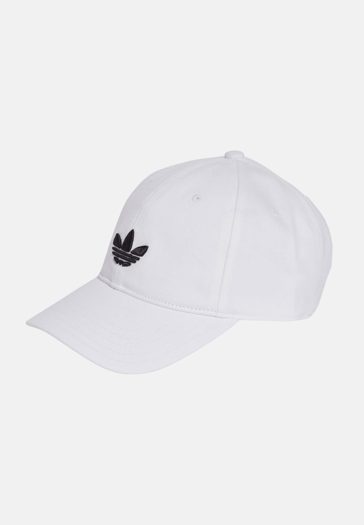 ADIDAS ORIGINALS Cappello con visiera adicolor Classic Trefoil Baseball bianco per uomo e donna JC6025 . ADIDAS ORIGINALS