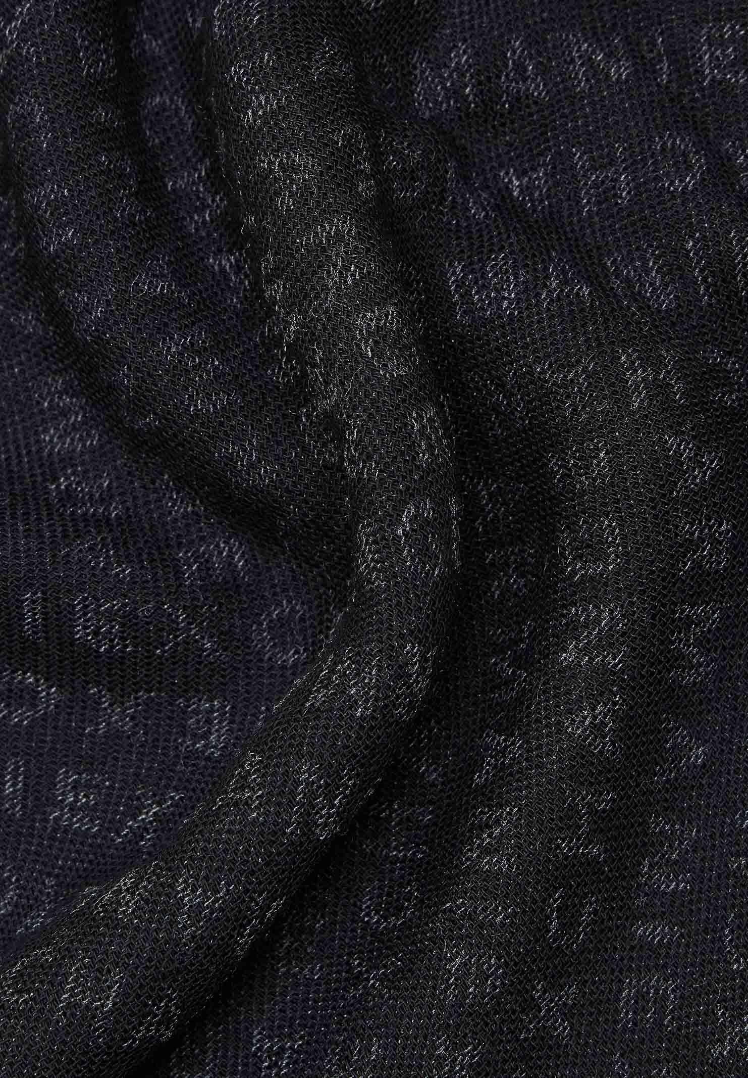 ARMANI EXCHANGE Pashmina nera per uomo e donna caratterizzata da una trama jacquard con logo XM001714AF17470 FC022 ARMANI EXCHANGE
