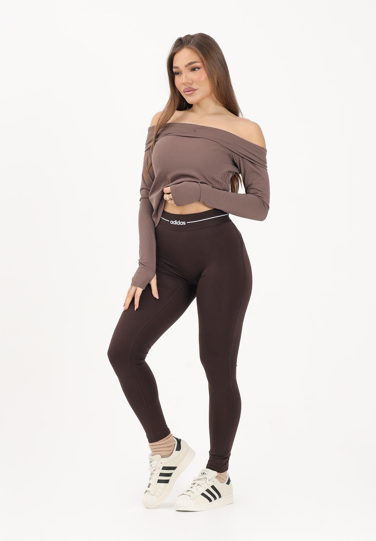 ADIDAS PERFORMANCE Leggings Hyperglam Full Length marrone da donna KA8846 . ADIDAS PERFORMANCE
