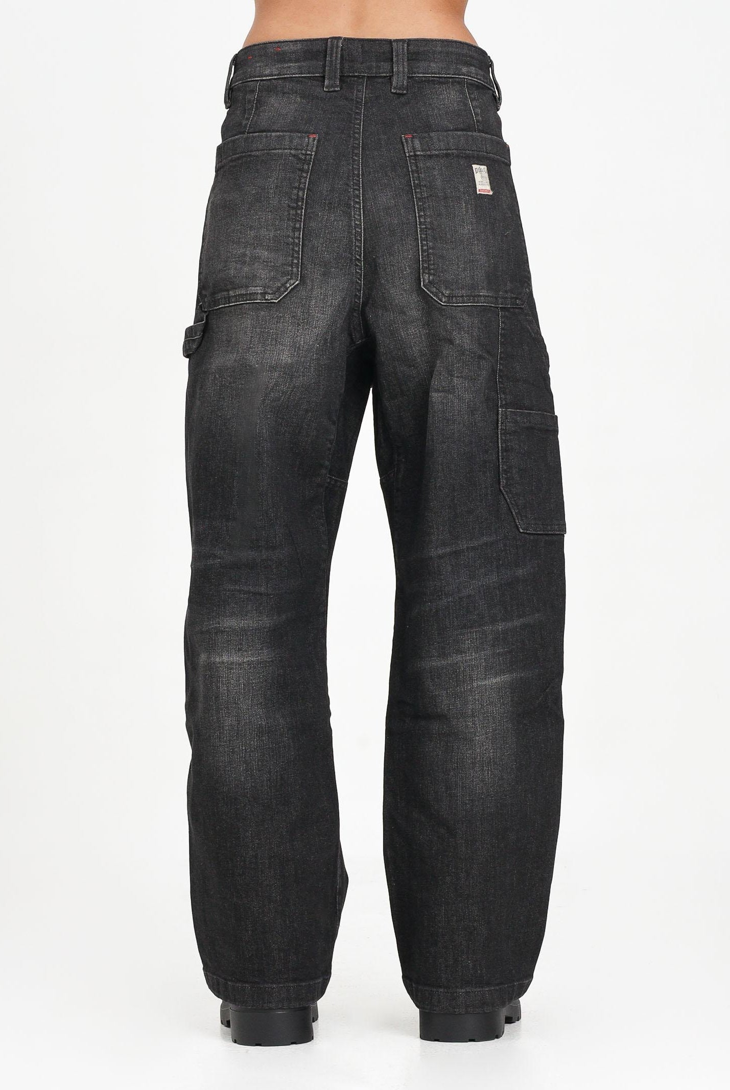 DIESEL Jeans D-Bart in denim nero per donna, ragazzi e bambini J02361KXBQQ K02 DIESEL