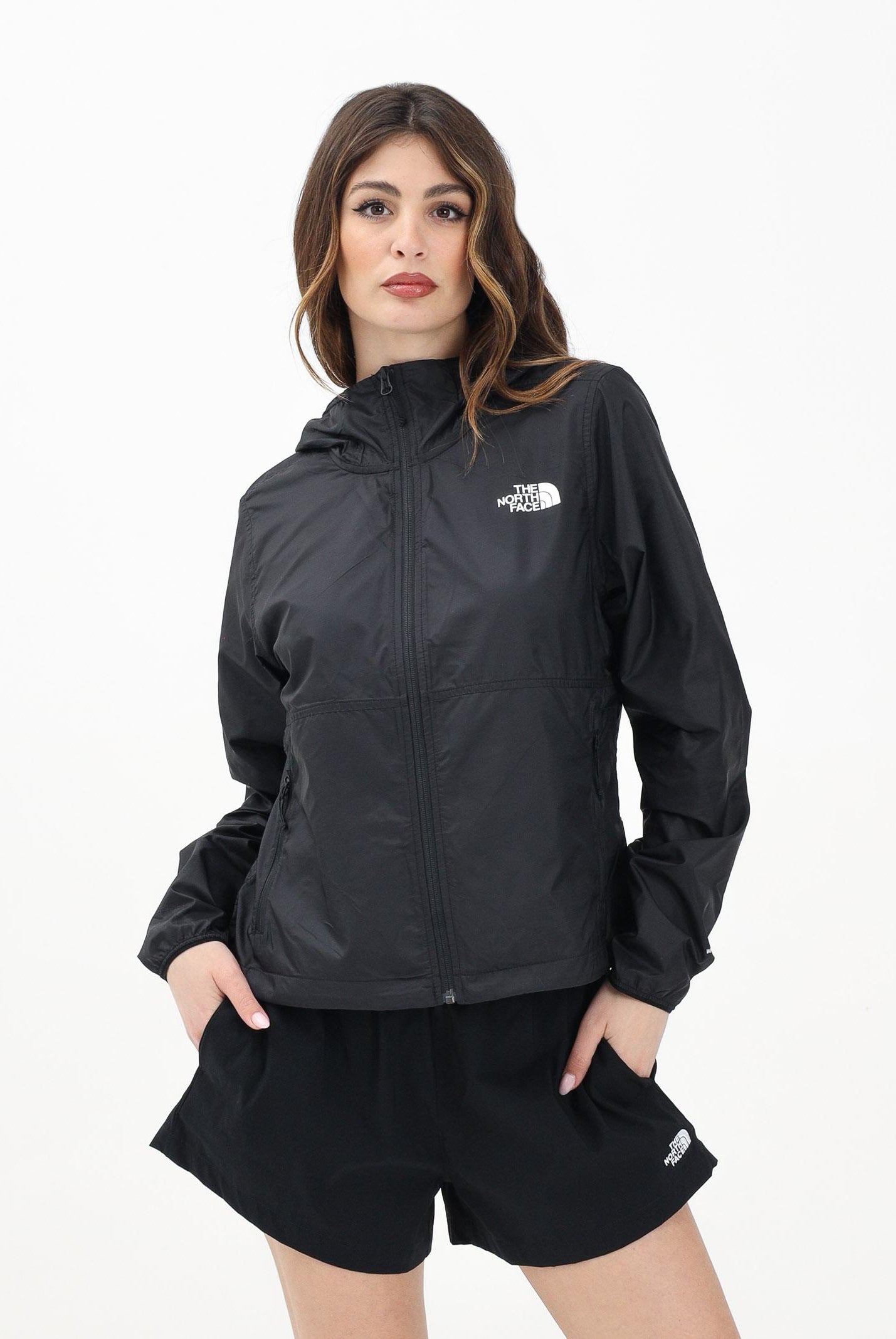 THE NORTH FACE Giacca a vento Cyclone nera da donna NF0A8B6GJK31 . THE NORTH FACE