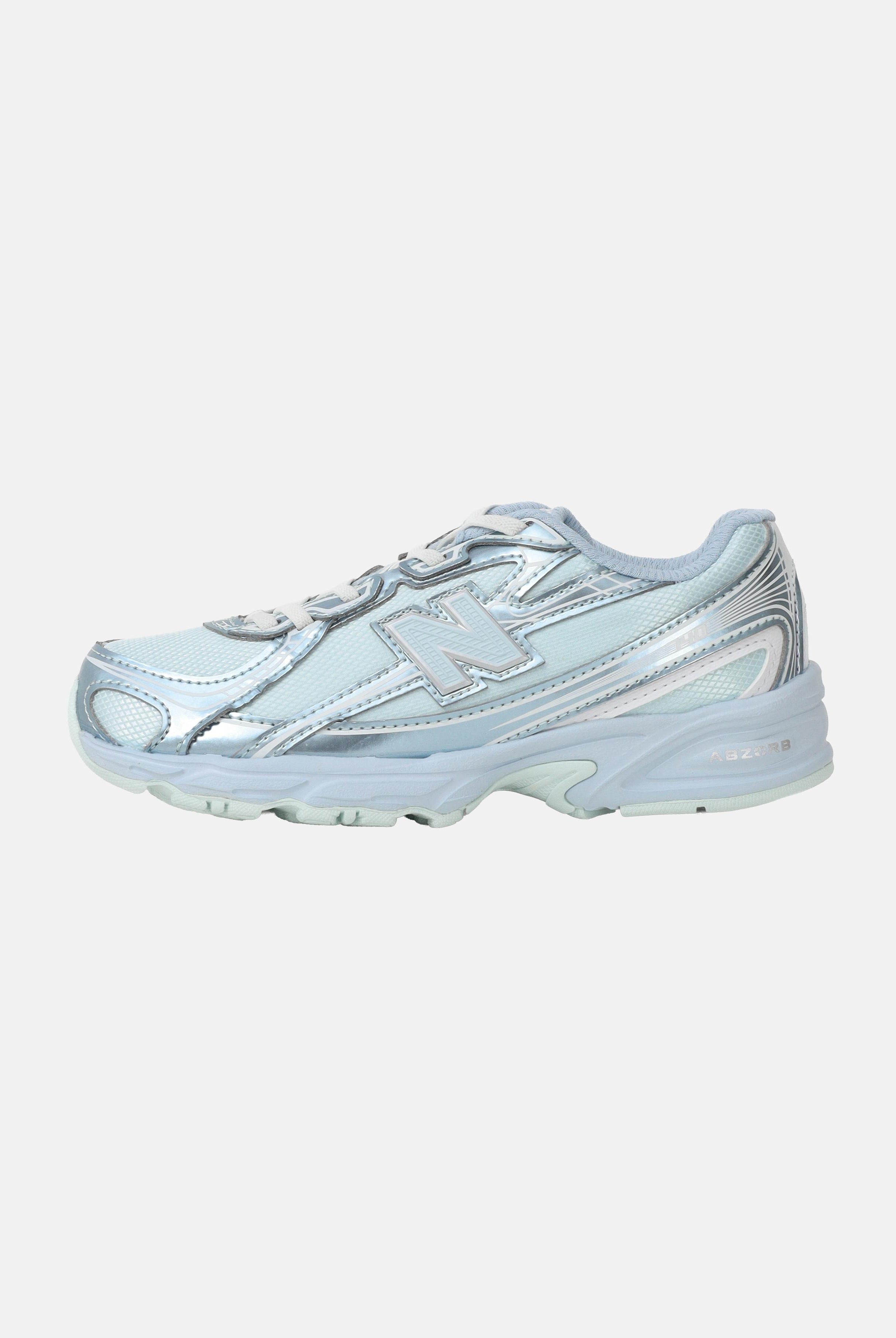 NEW BALANCE Sneakers 740 Bungee Lace azzurre per bambino e bambina P7407QM . NEW BALANCE