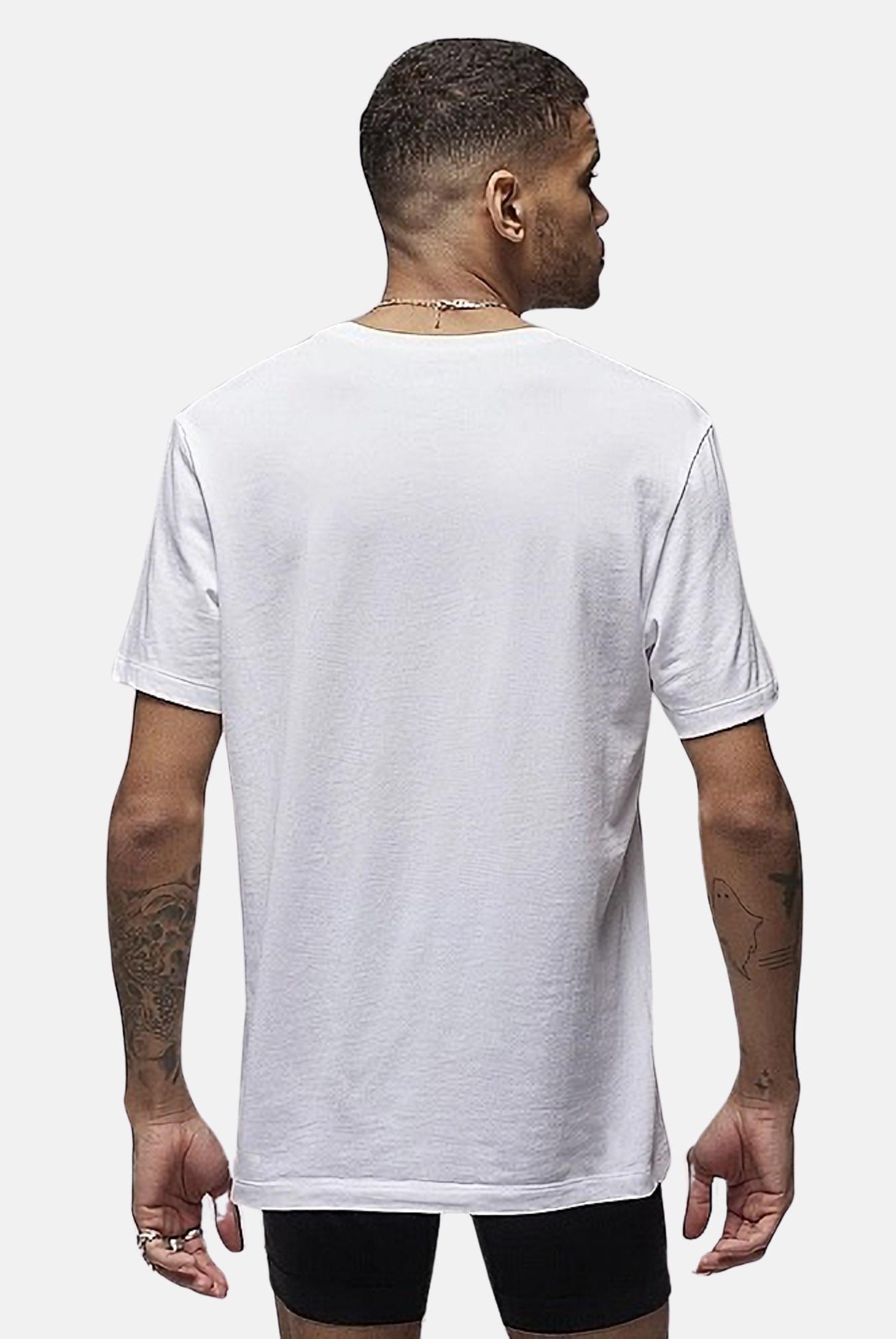 T-shirt da uomo bianca Flight base JM0625 001 JORDAN