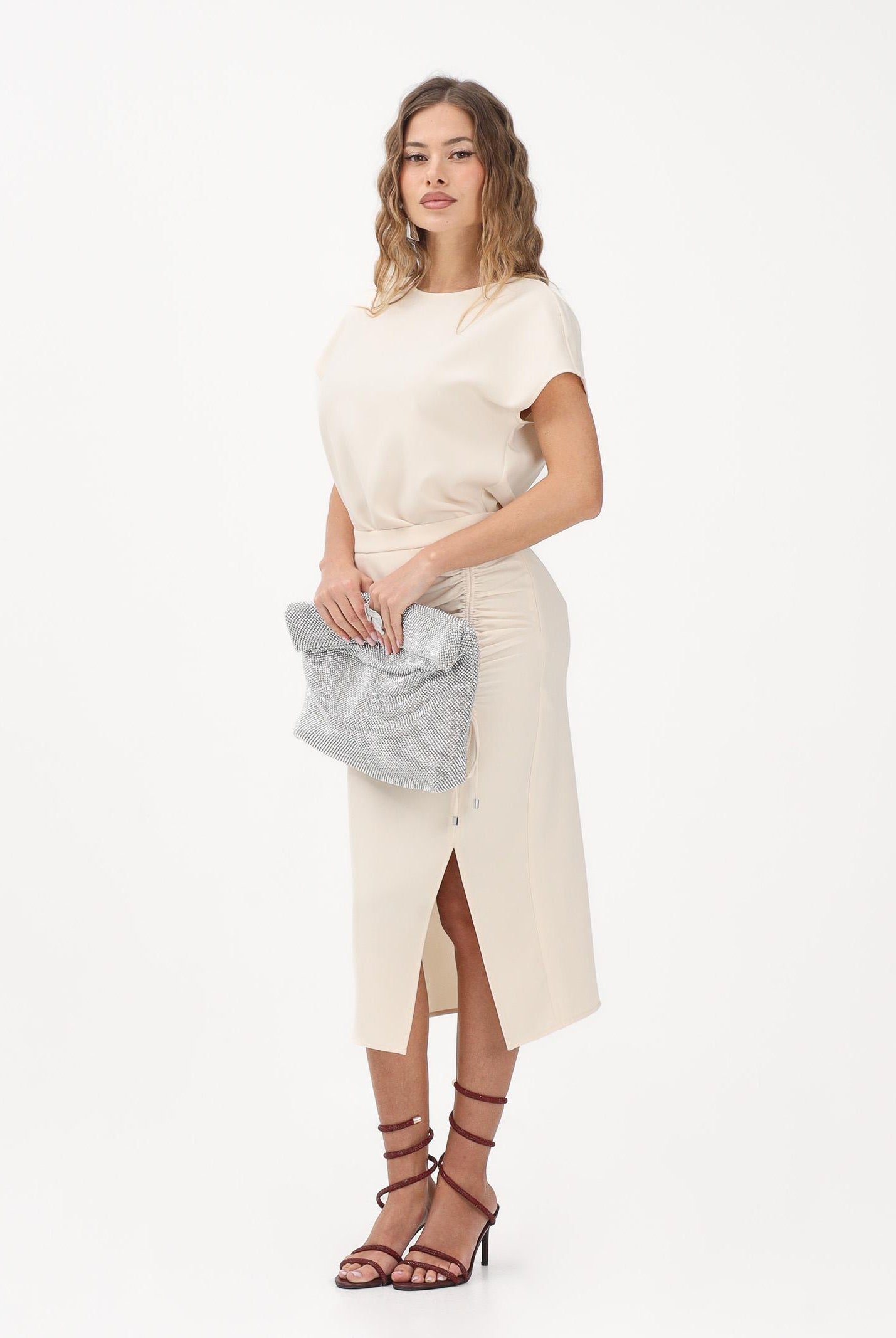 PATRIZIA PEPE Blusa panna da donna 8C0848A701 W409 PATRIZIA PEPE