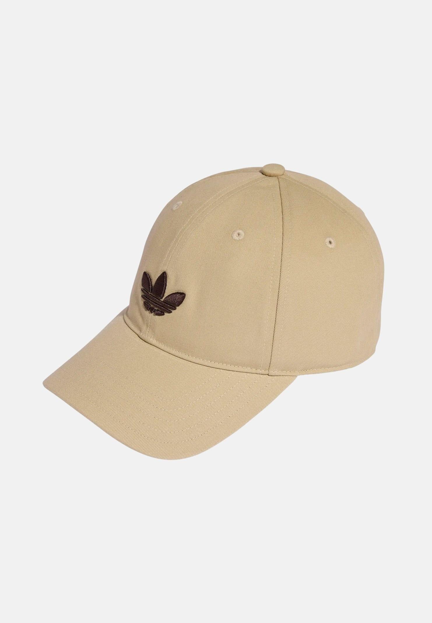 ADIDAS ORIGINALS Cappello con visiera Adicolor Classic Trefoil beige per uomo e donna KC8036 . ADIDAS ORIGINALS