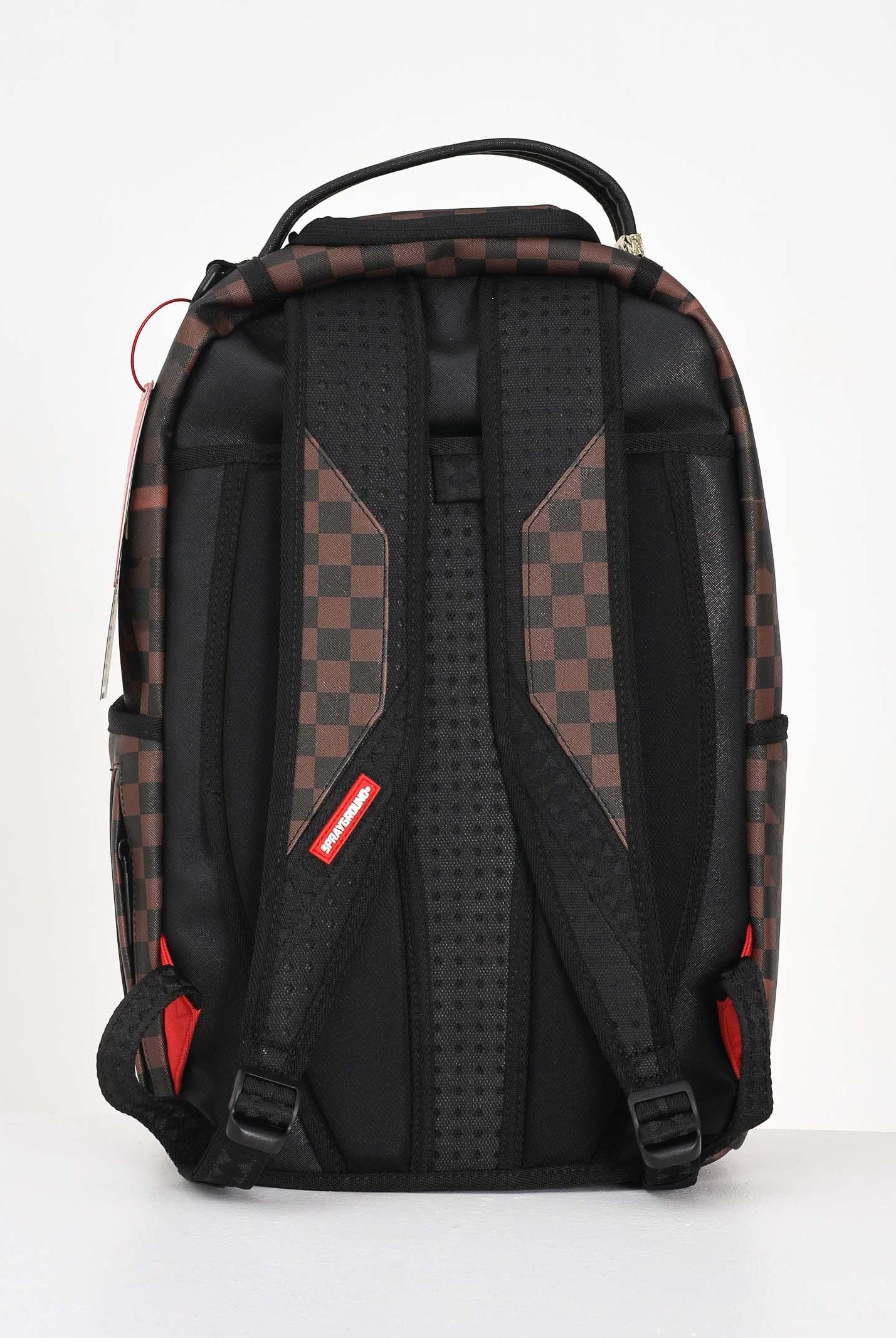 SPRAYGROUND Zaino MADAGASCAR CHECKER SMASH DLXSV marrone per uomo e donna 910B7681NSZ SPRAYGROUND