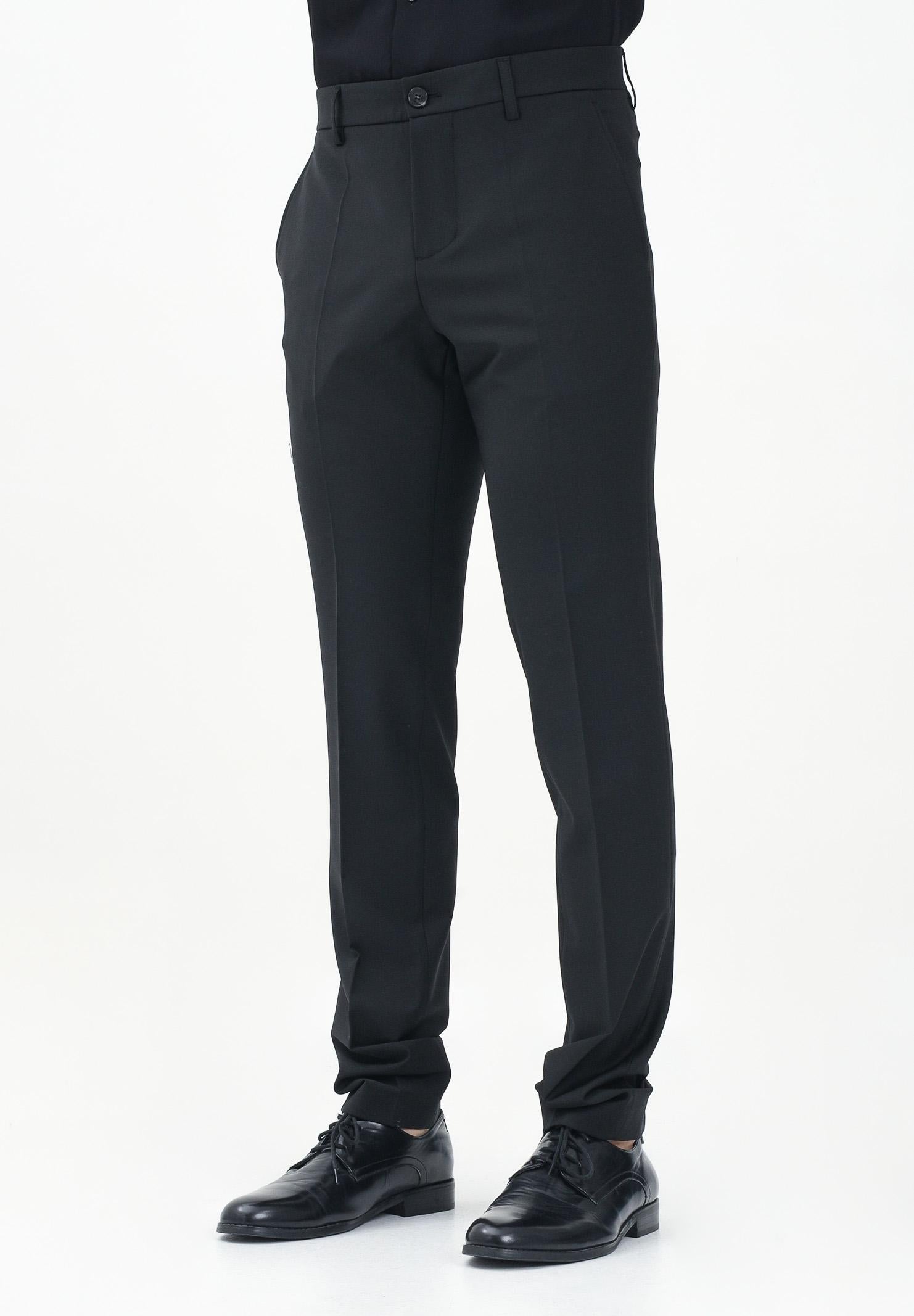 PATRIZIA PEPE Pantalone elegante nero da uomo 5PA225A590 K103 PATRIZIA PEPE