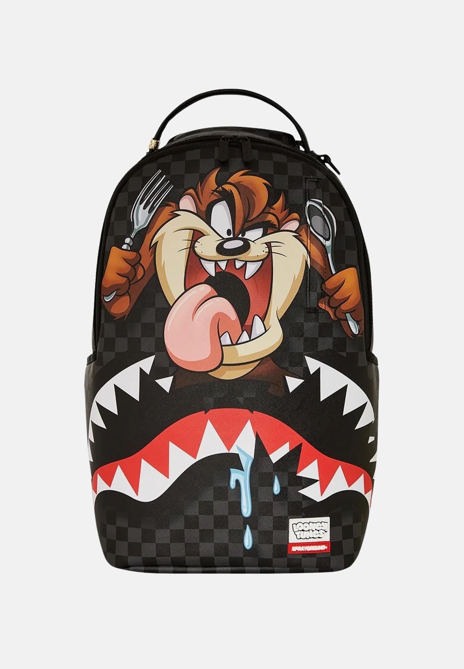 SPRAYGROUND Zaino Taz Shark Bite Bag nero per uomo e donna 910B7785NSZ SPRAYGROUND