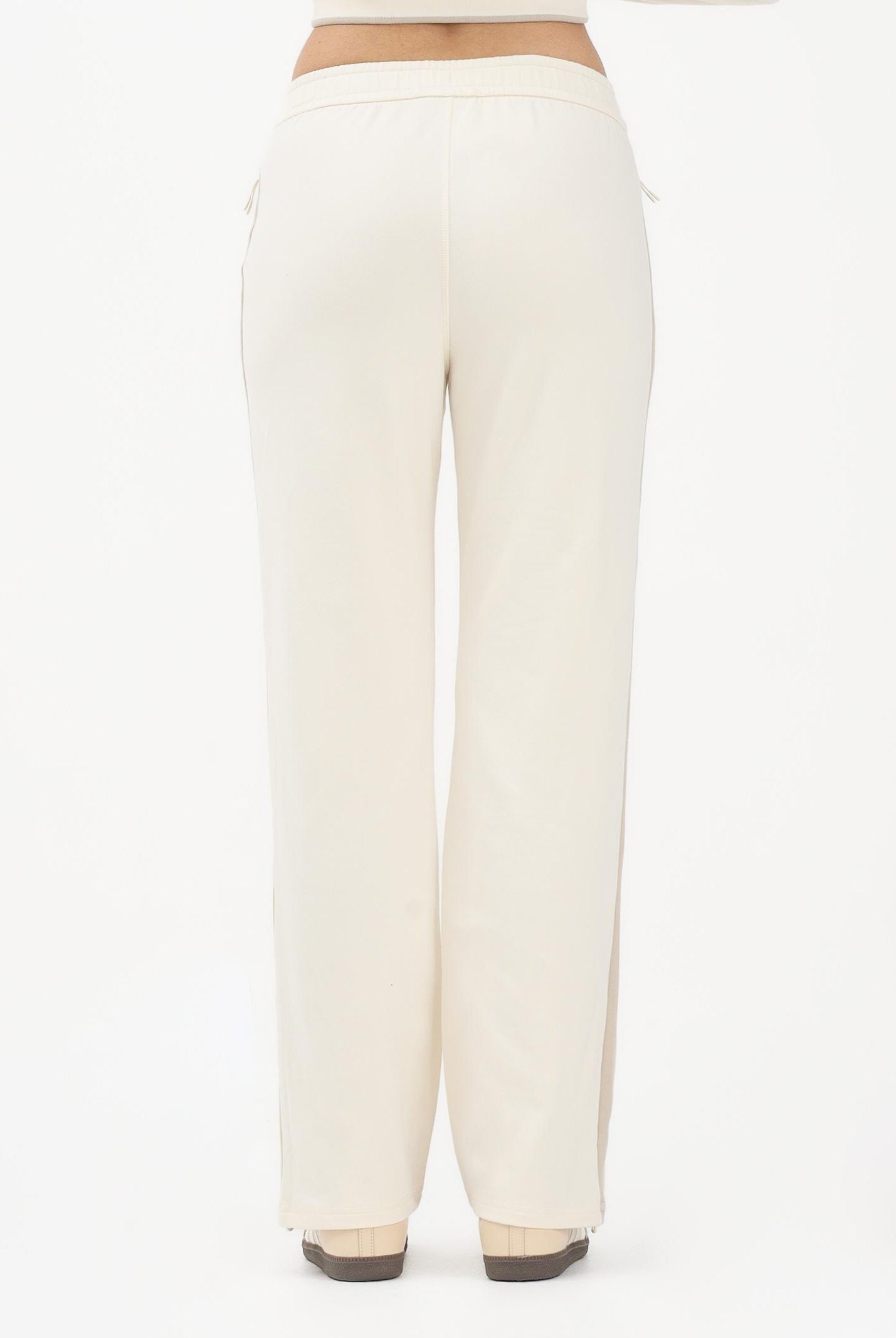 CALVIN KLEIN JEANS Pantalone sportivo beige da donna con logo LV047E225GYAC . CALVIN KLEIN JEANS