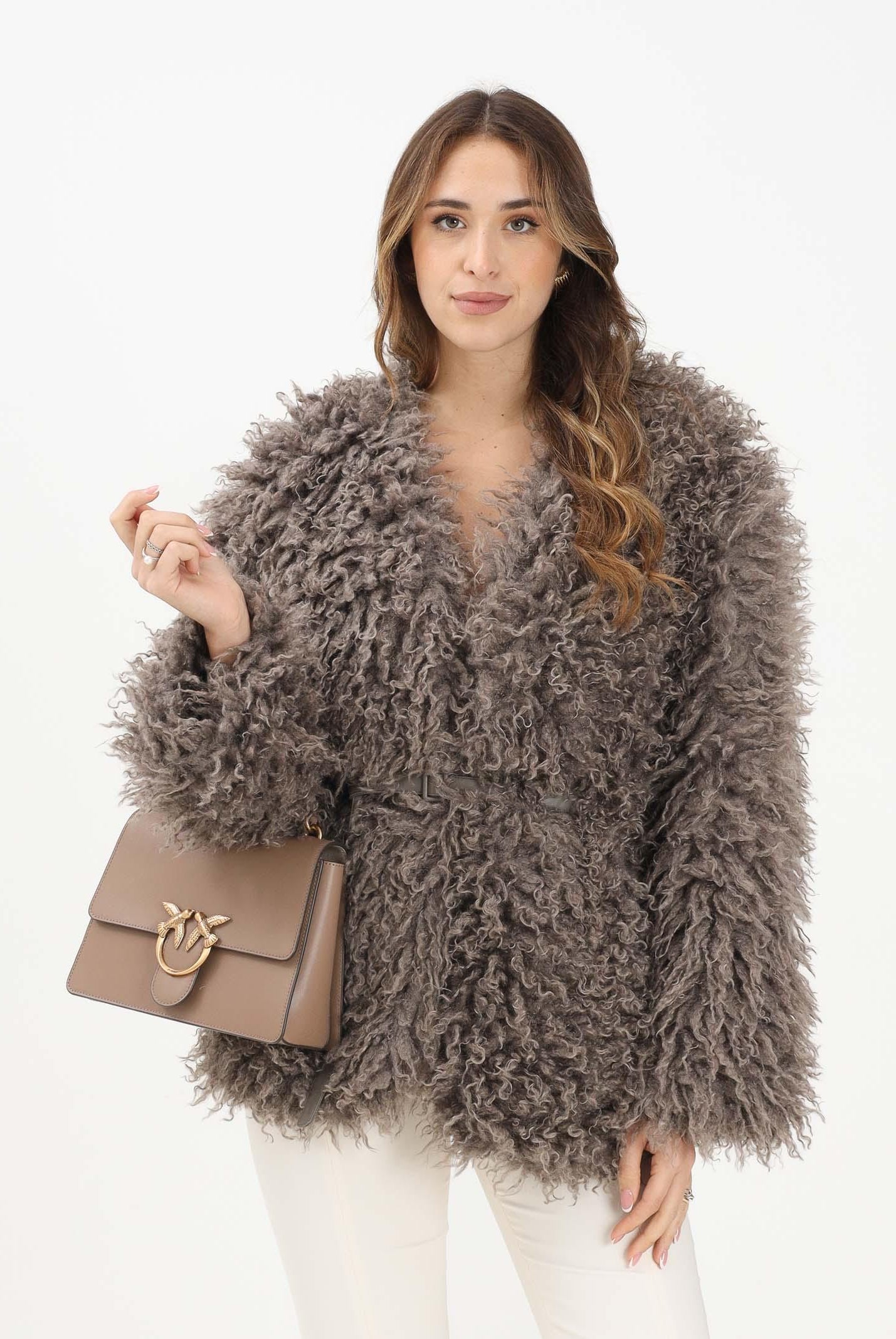 ONLY Eco-pelliccia color taupe da donna 15352755 Satellite ONLY