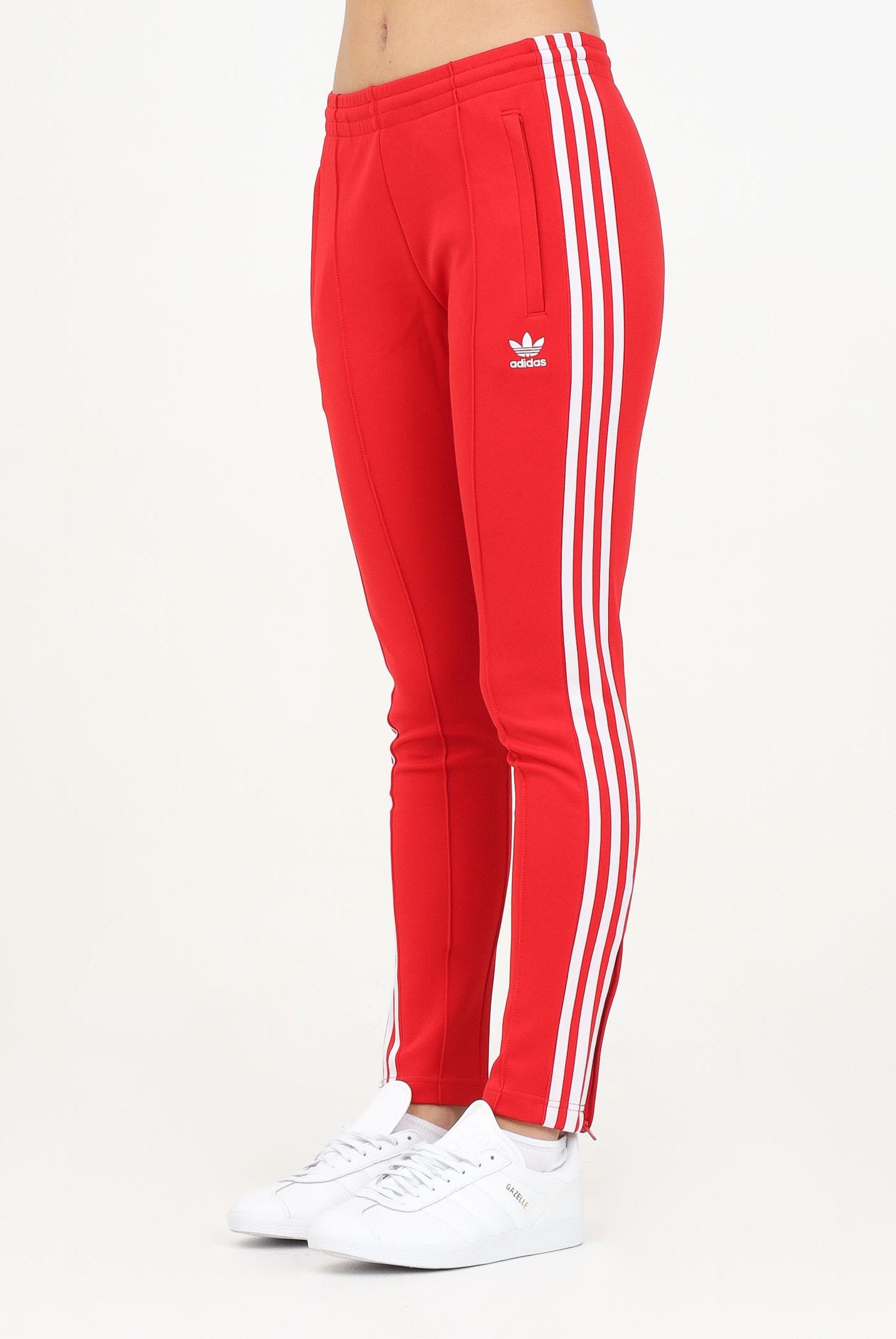 ADIDAS ORIGINALS Pantalone sportivo Adicolor SST rosso da donna IK6603 . ADIDAS ORIGINALS