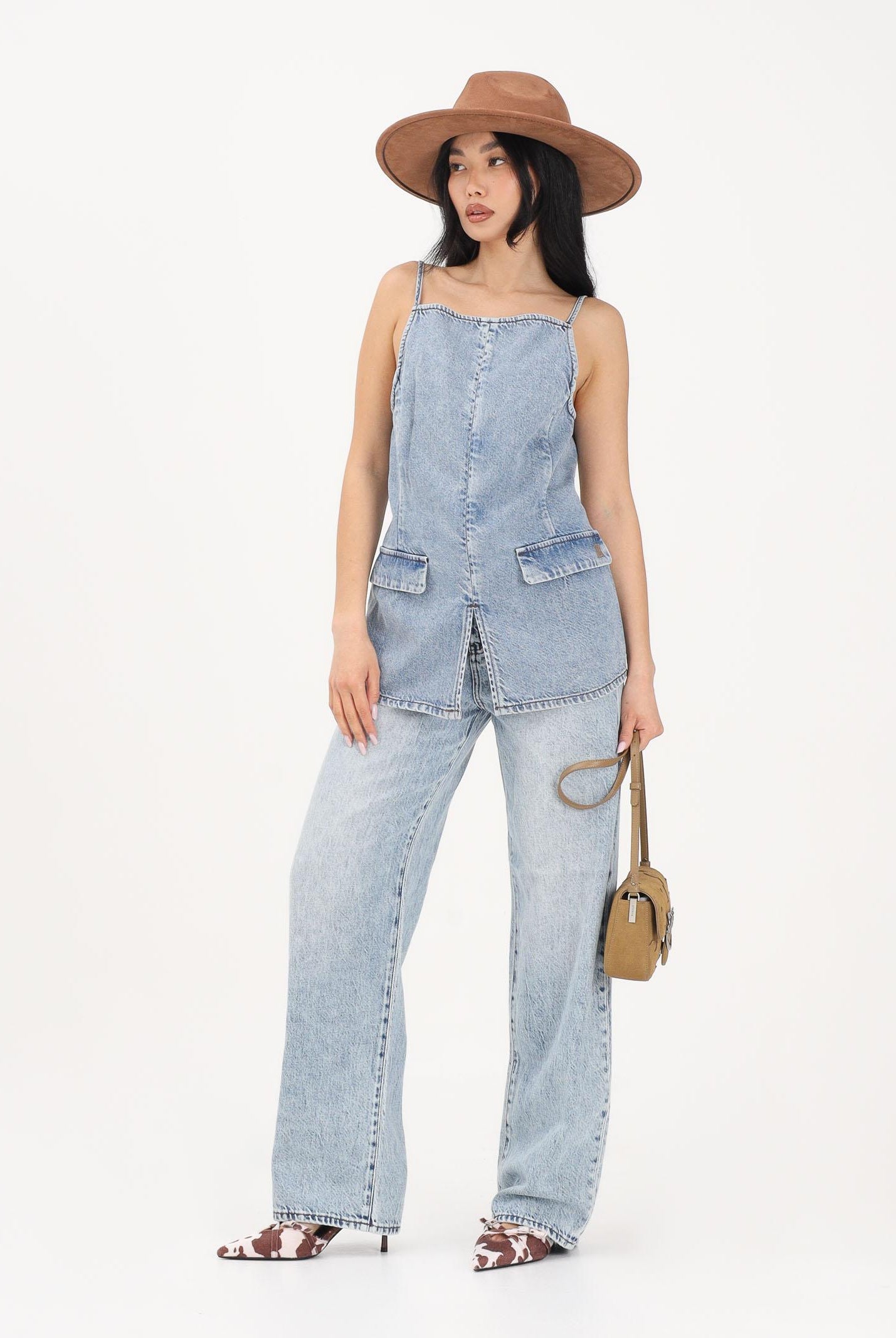 ARMANI EXCHANGE Jeans in denim chiaro da donna XW000100AF21338 MB001 ARMANI EXCHANGE